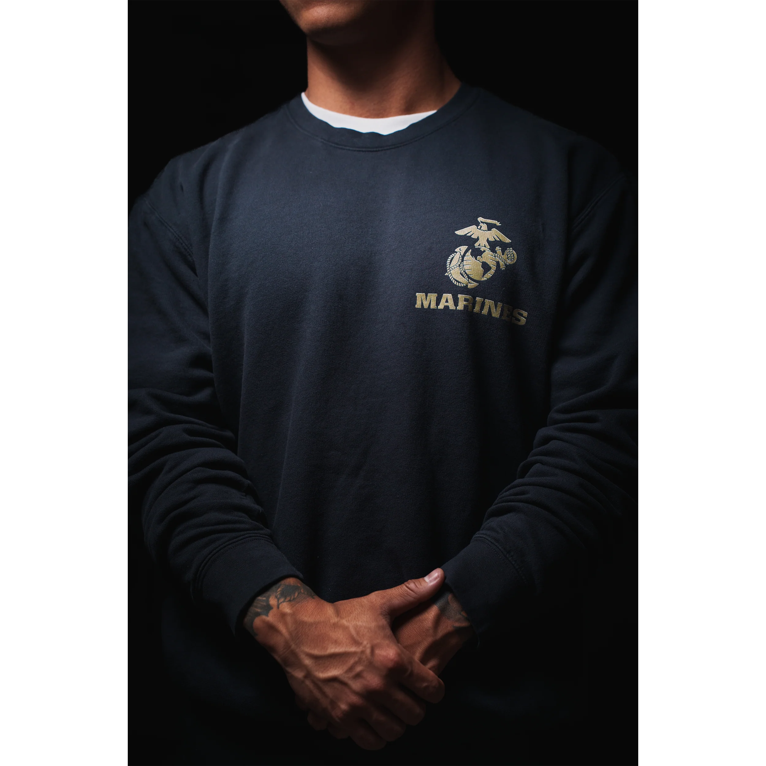 USMC Pin-Up Girl Ari Comfort Colors PT Sweatshirt - Image 2