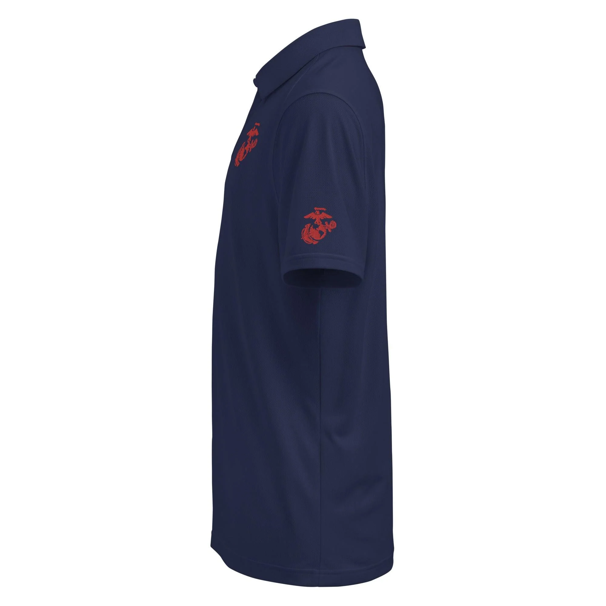 USMC Red EGA Embroidered Under Armour® Men's Polo - Image 8