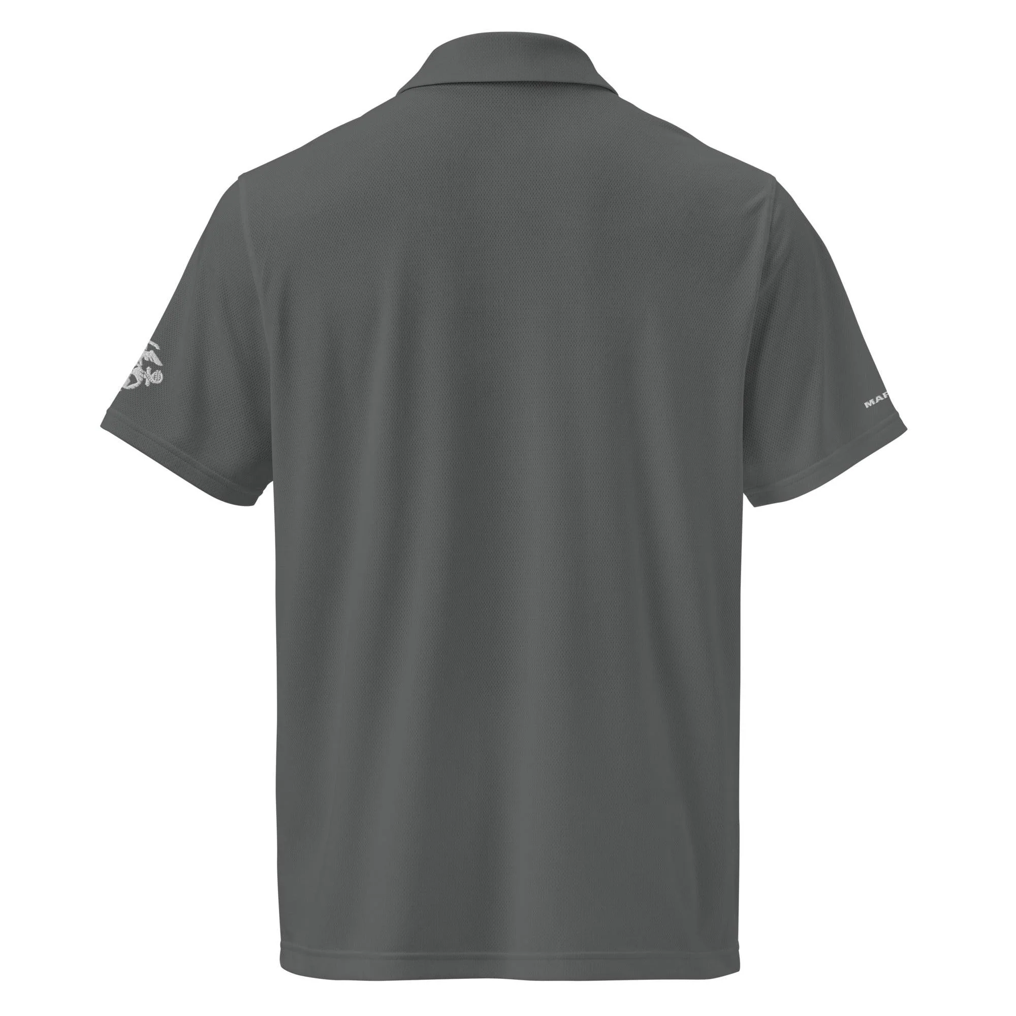 USMC White EGA Embroidered Under Armour® Men's Polo - Image 15
