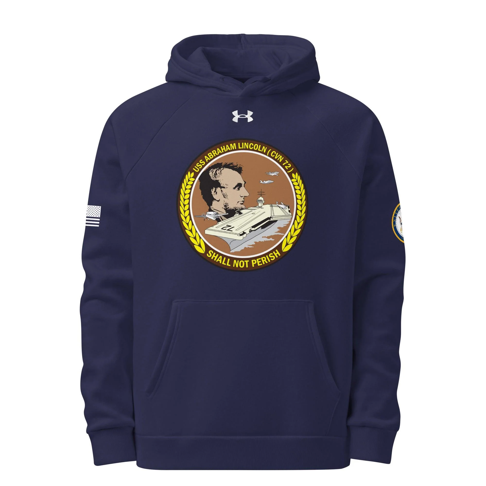USS Abraham Lincoln (CVN-72) Unisex Under Armour® Hoodie - Image 6