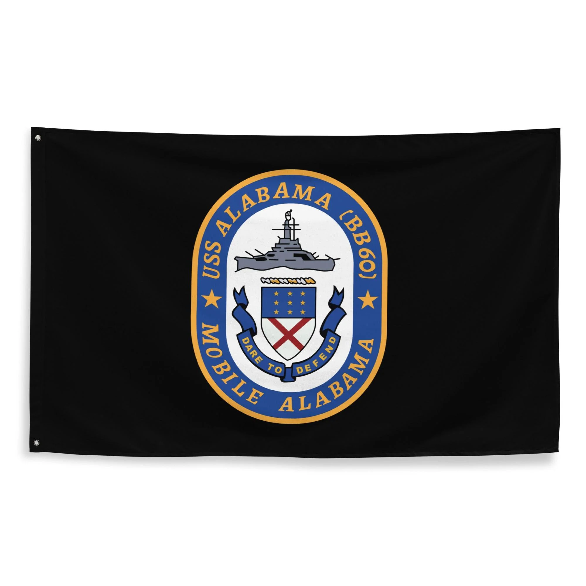 USS Alabama (BB-60) Battleship Legacy Indoor Wall Flag - Image 3