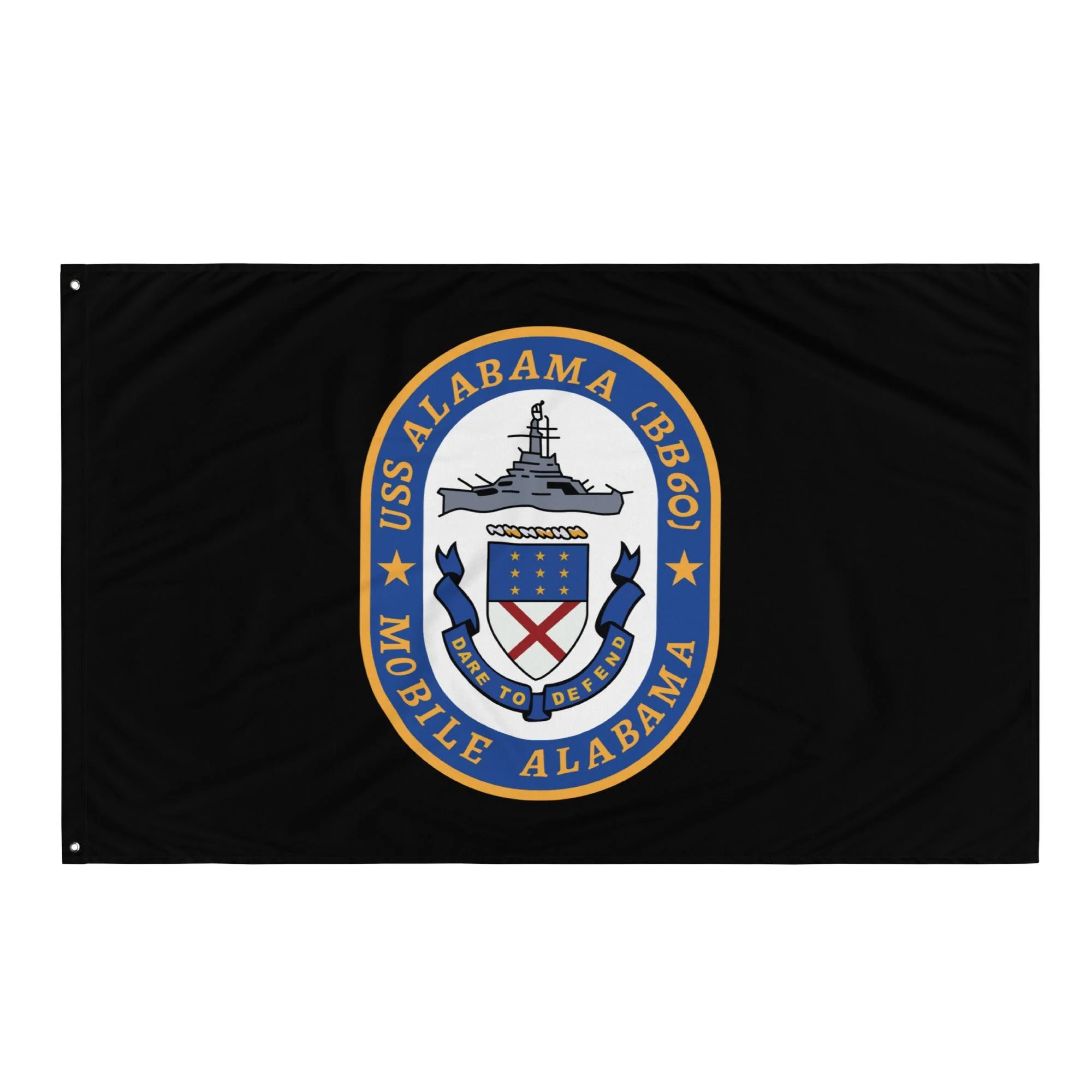 USS Alabama (BB-60) Battleship Legacy Indoor Wall Flag - Image 4