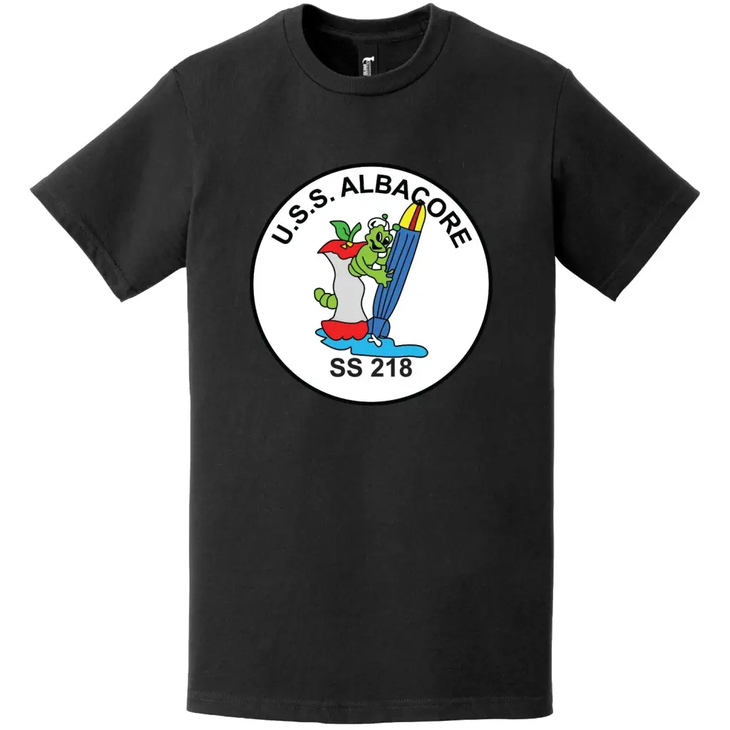 USS Albacore (SS-218) Gato-class Submarine Logo T-Shirt