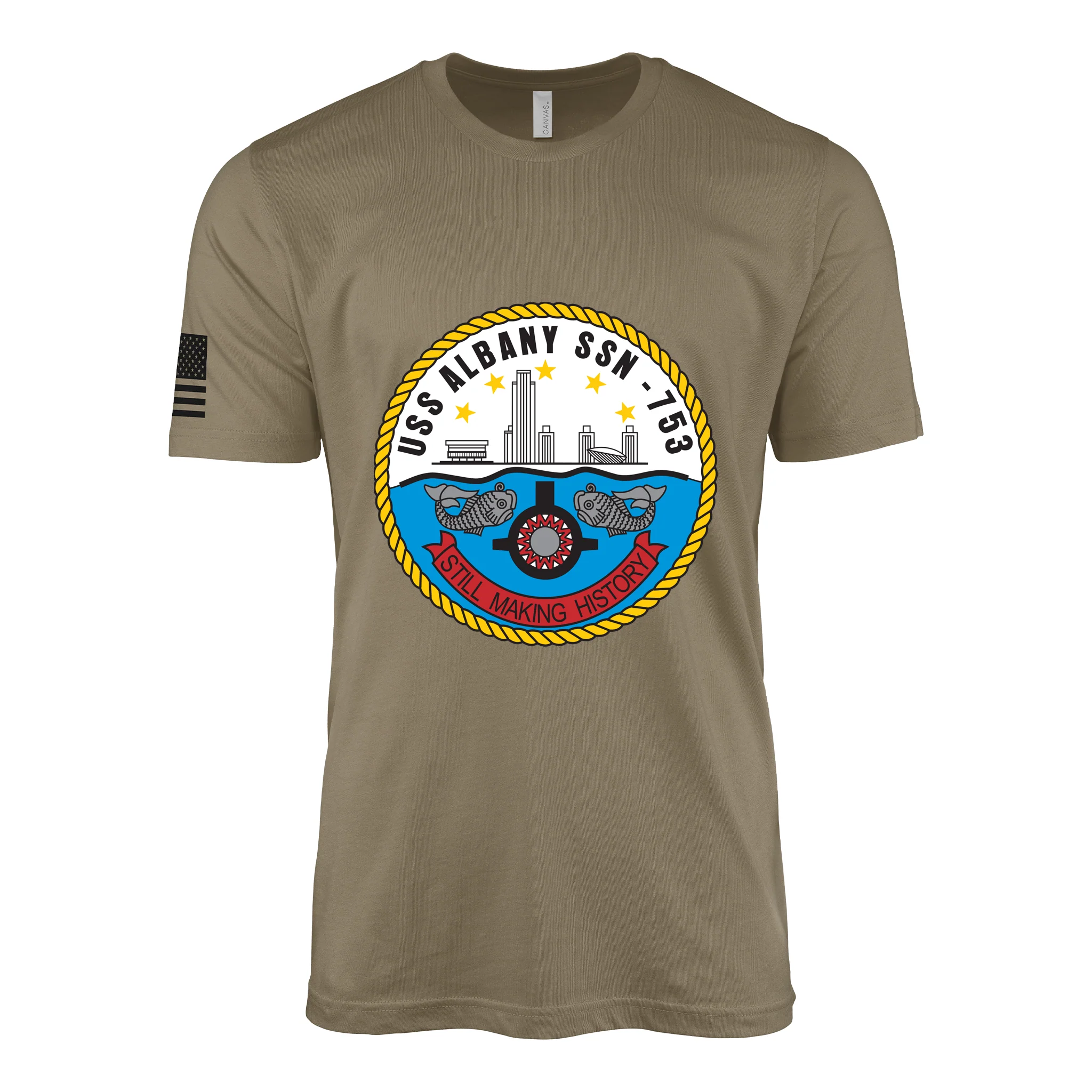 USS Albany (SSN-753) Submarine T-Shirt