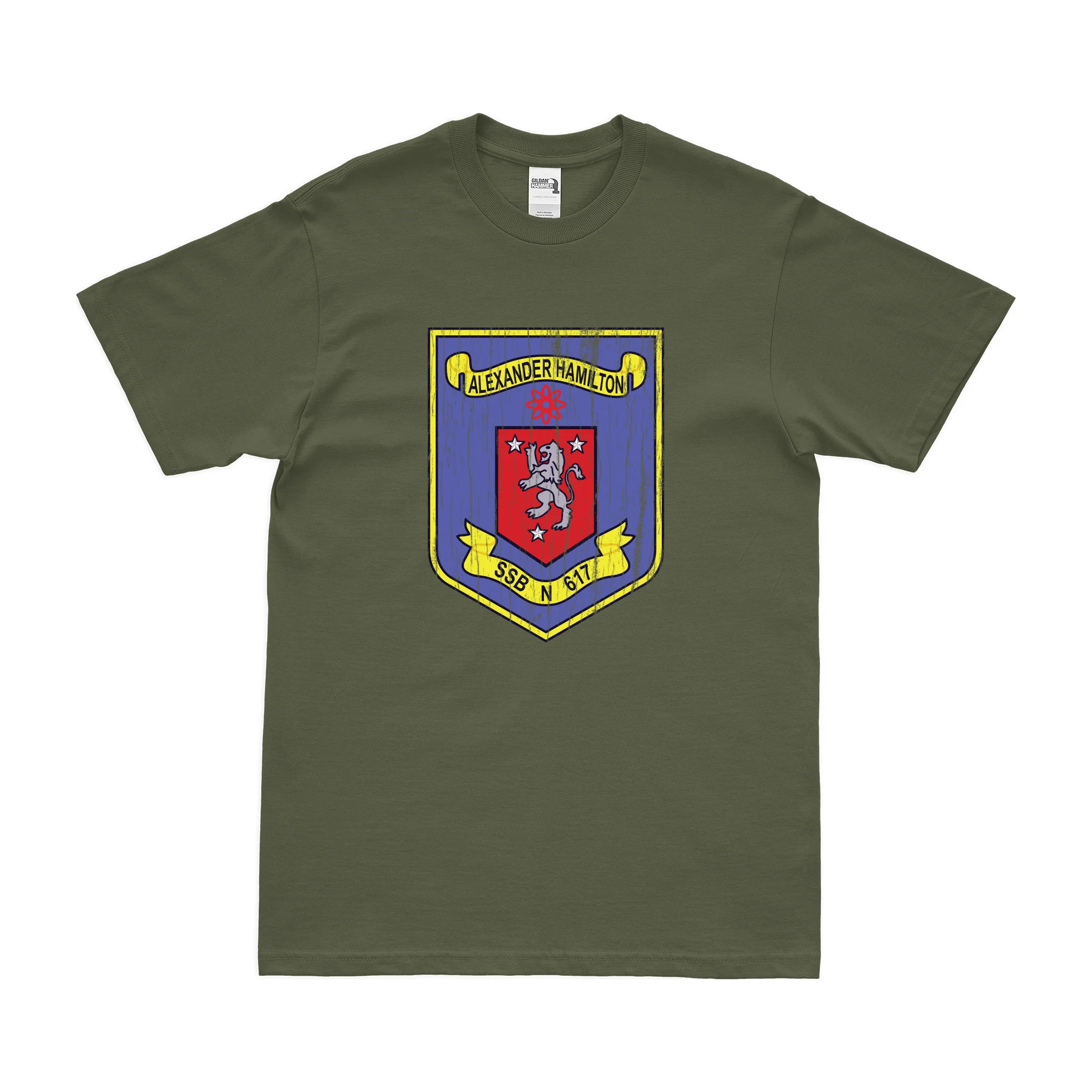 USS Alexander Hamilton (SSBN-617) Ballistic-Missile Submarine T-Shirt - Image 4