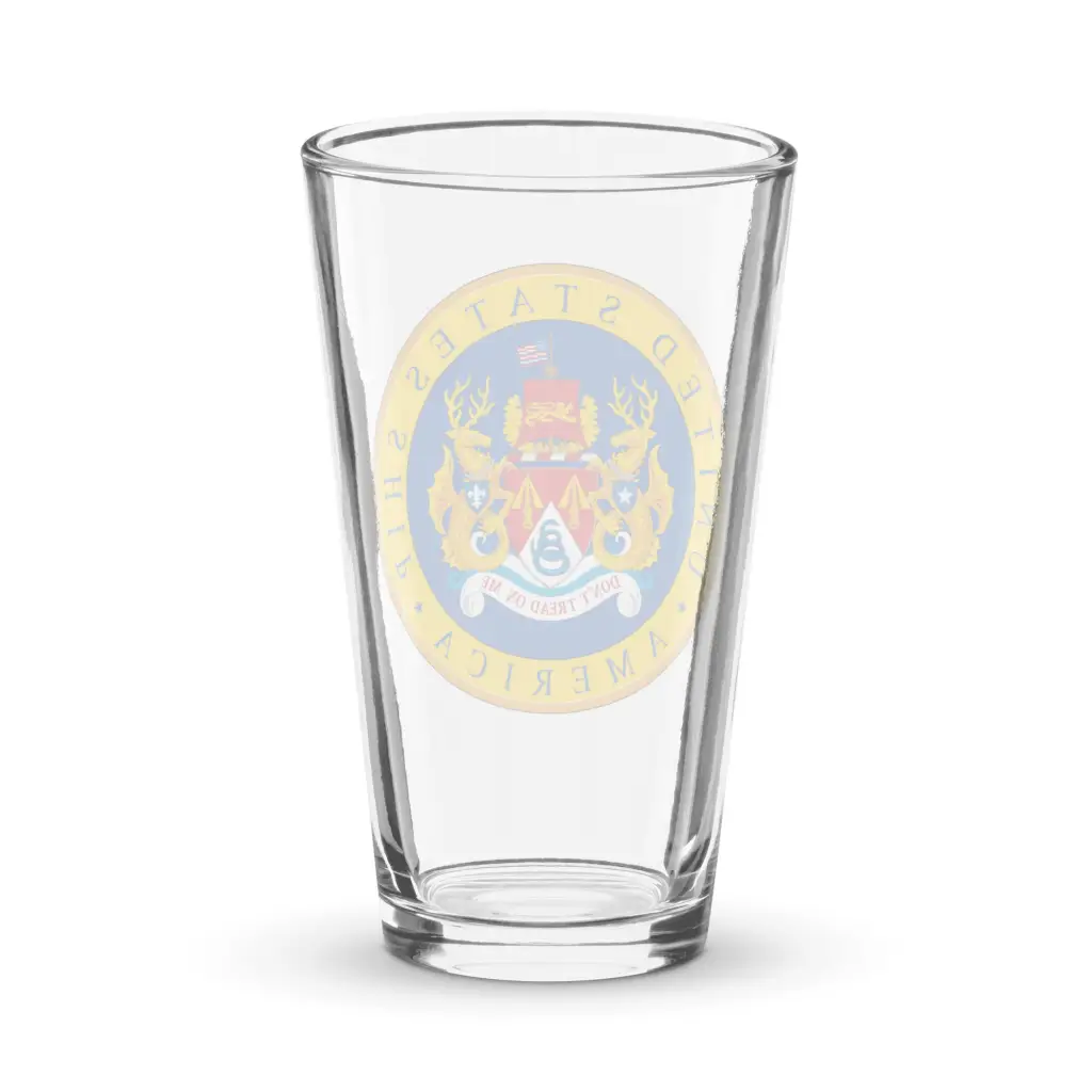 USS America (CV-66) Beer Pint Glass - Image 2