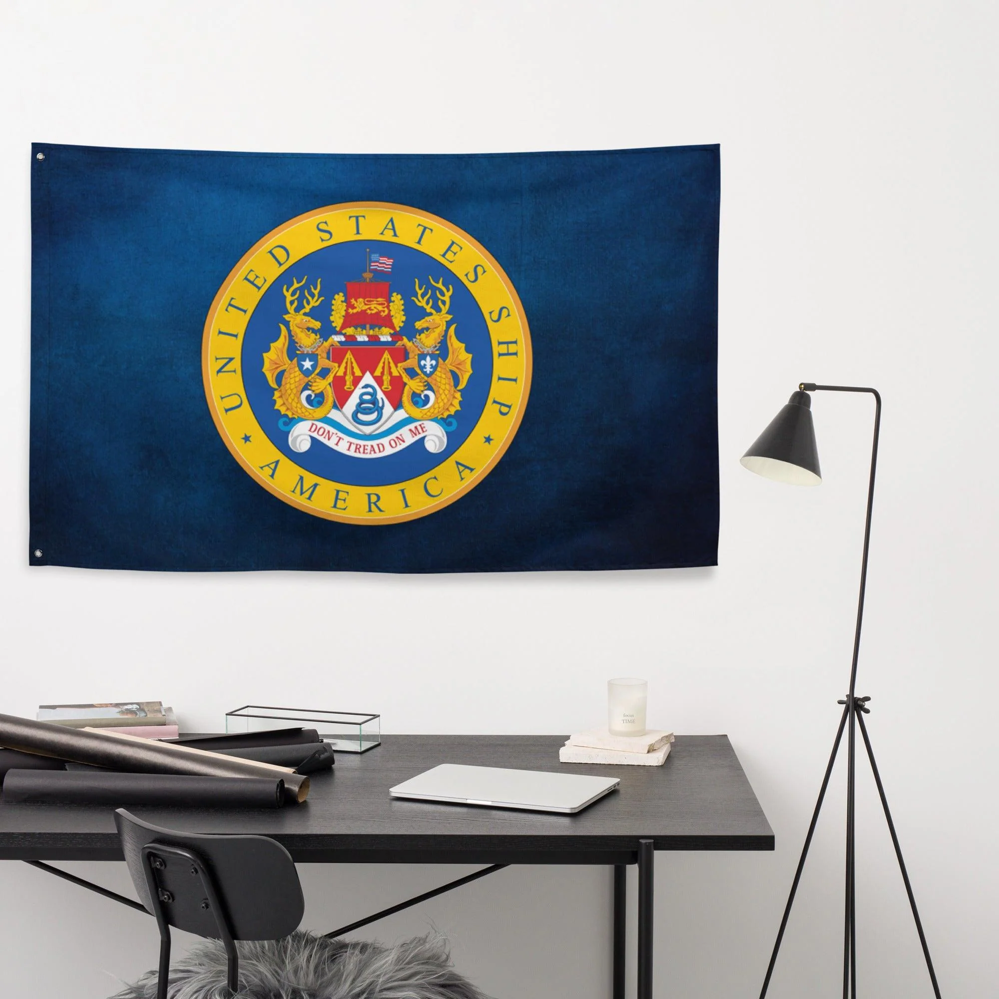 USS America (CV-66) Aircraft Carrier Flag - Image 2