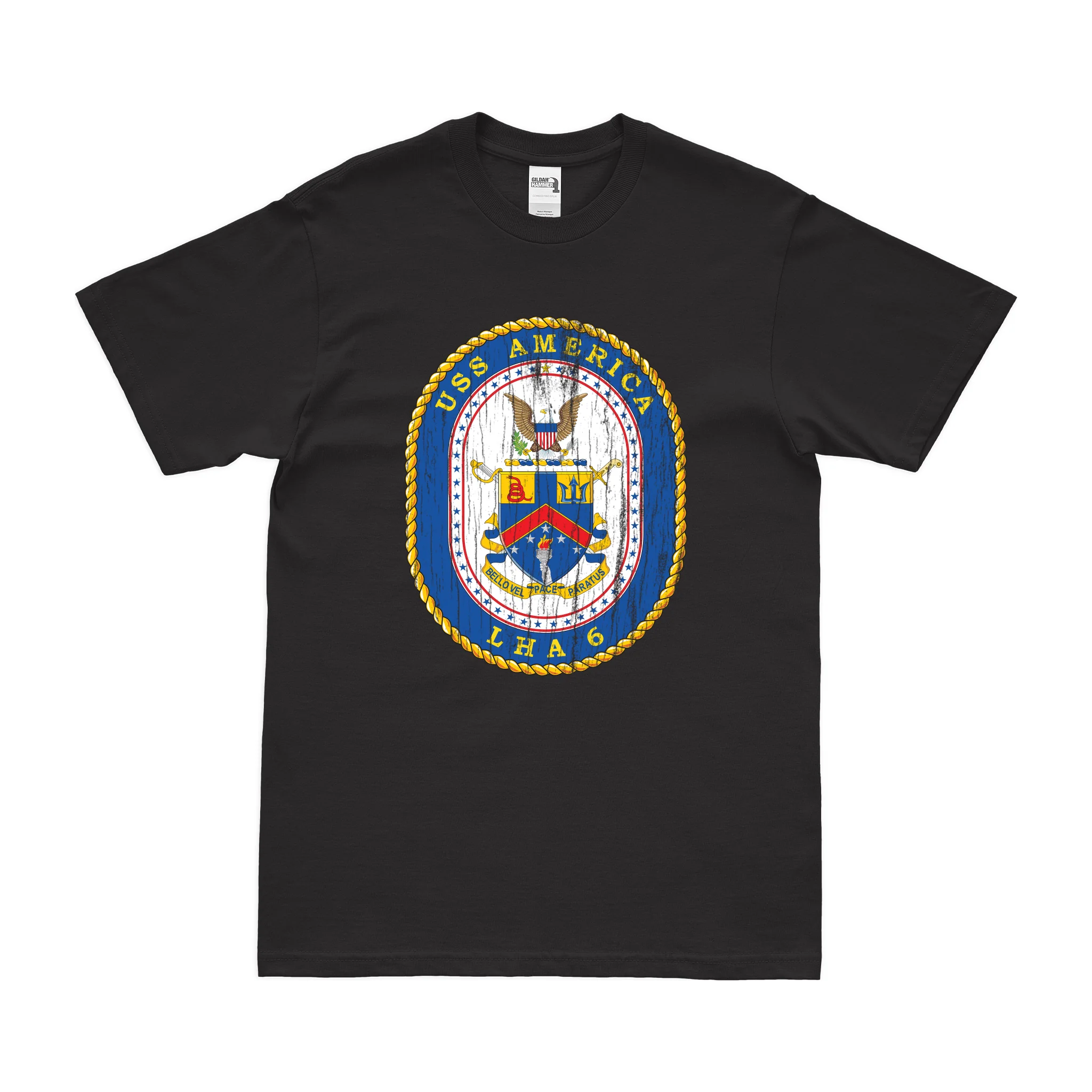 USS America (LHA-6) Emblem T-Shirt - Image 3