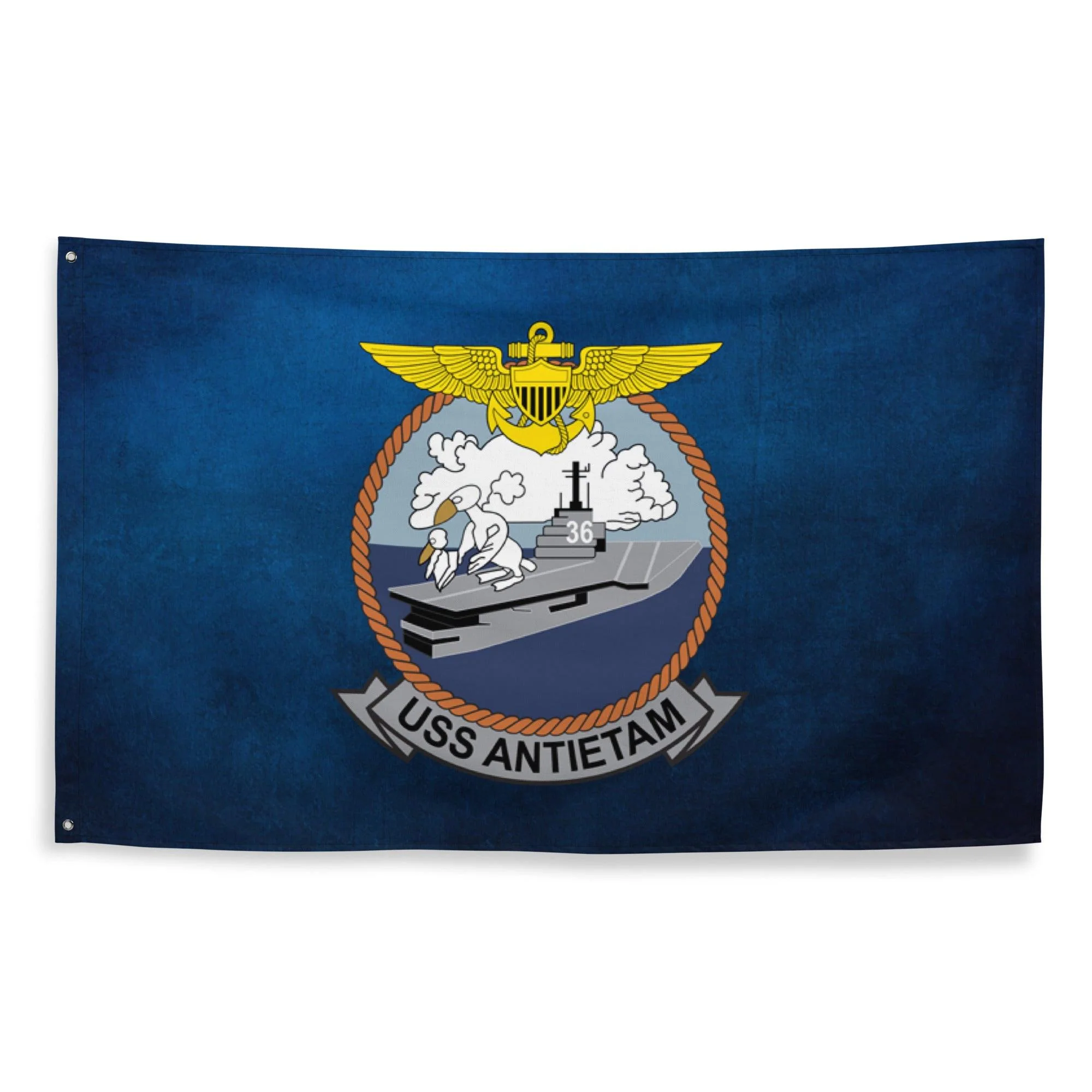 USS Antietam (CV-36) Aircraft Carrier Flag - Image 4
