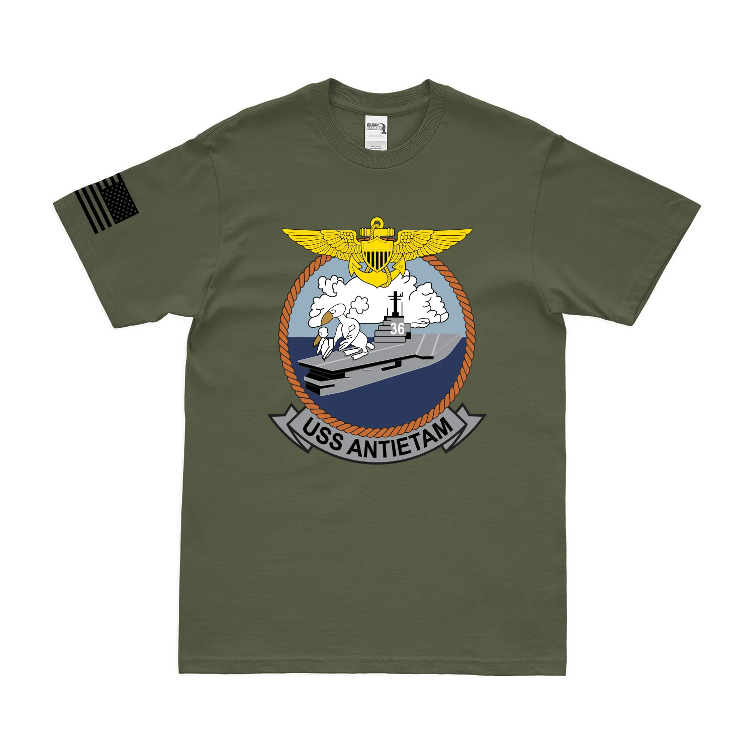 USS Antietam (CV-36) T-Shirt - Image 3