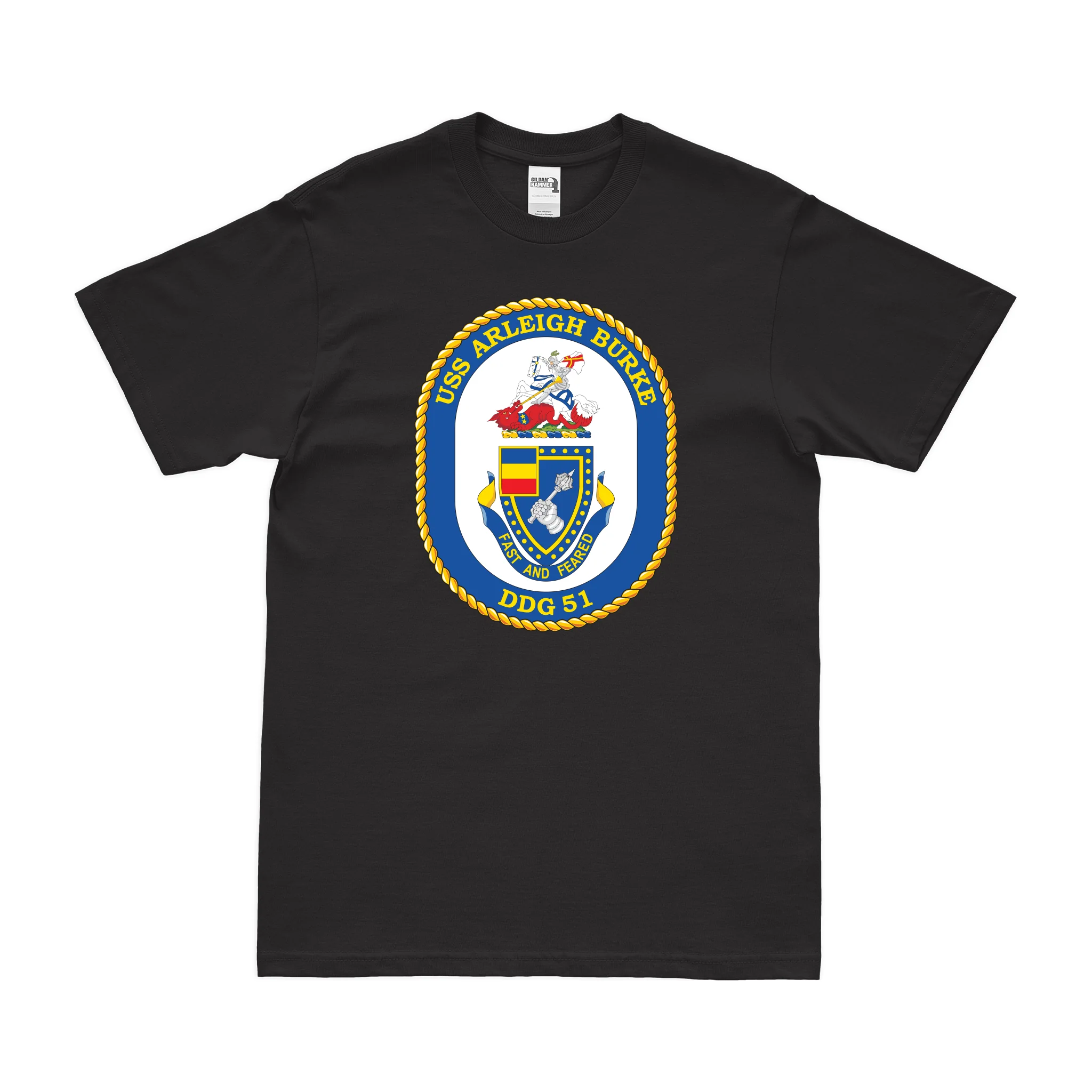 USS Arleigh Burke (DDG-51) Logo Emblem T-Shirt