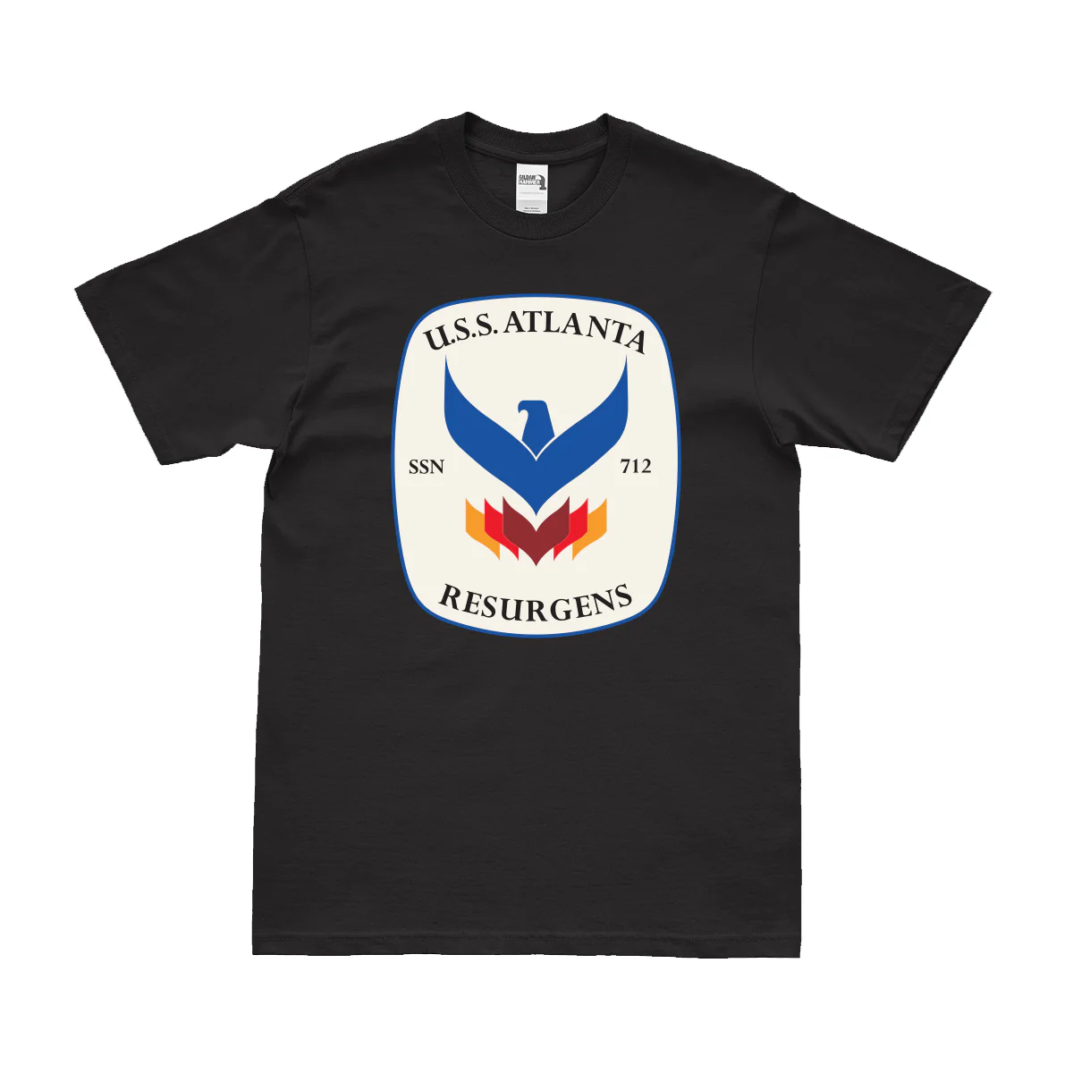 USS Atlanta (SSN-712) Submarine Logo Emblem T-Shirt