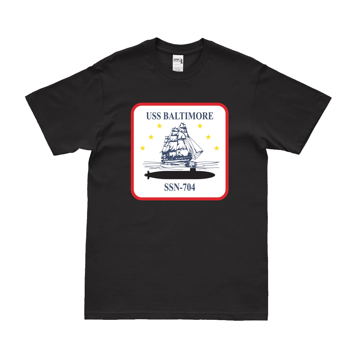 USS Baltimore (SSN-704) Submarine Logo Emblem T-Shirt