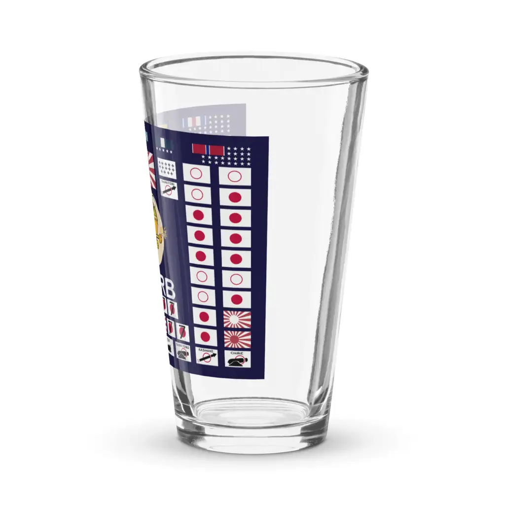 USS Barb (SS-220) Battle Flag Pint Glass - Image 4