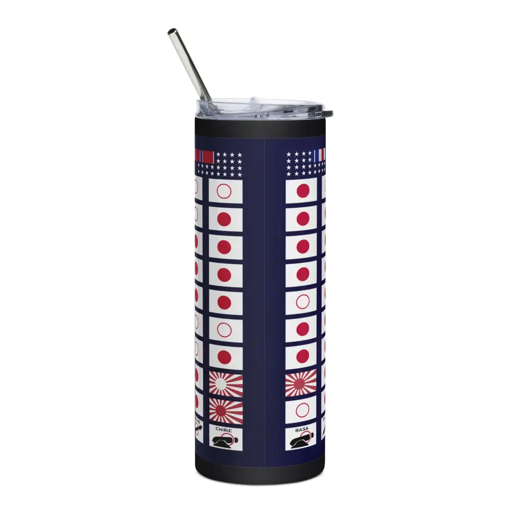 USS Barb SS-220 Battle Flag Stainless Steel Tumbler - Image 2