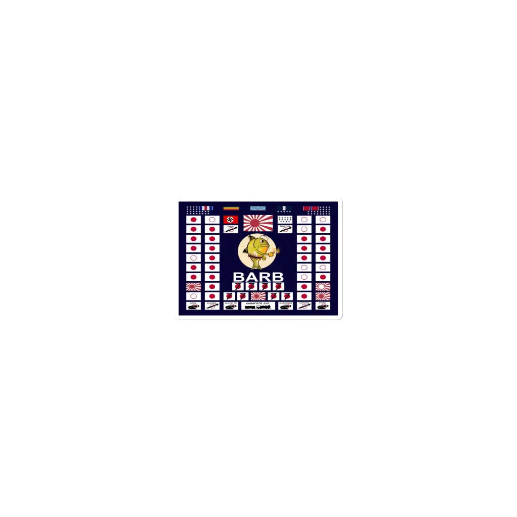 USS Barb SS-220 Battle Flag Sticker Decal - Image 2