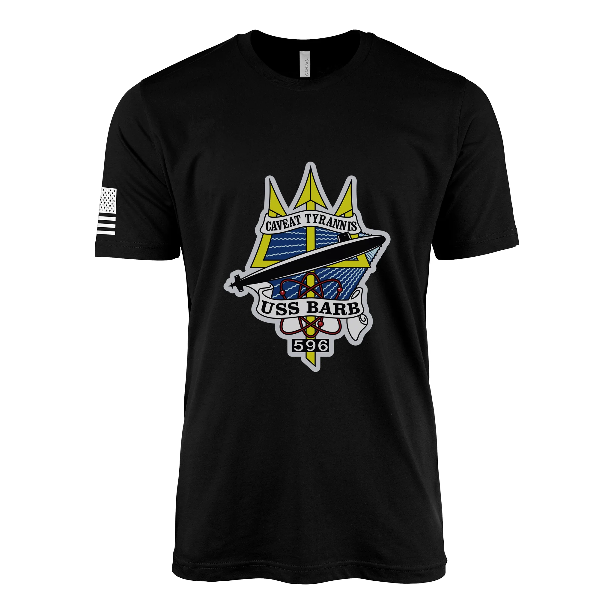 USS Barb (SSN-596) Submarine T-Shirt - Image 2