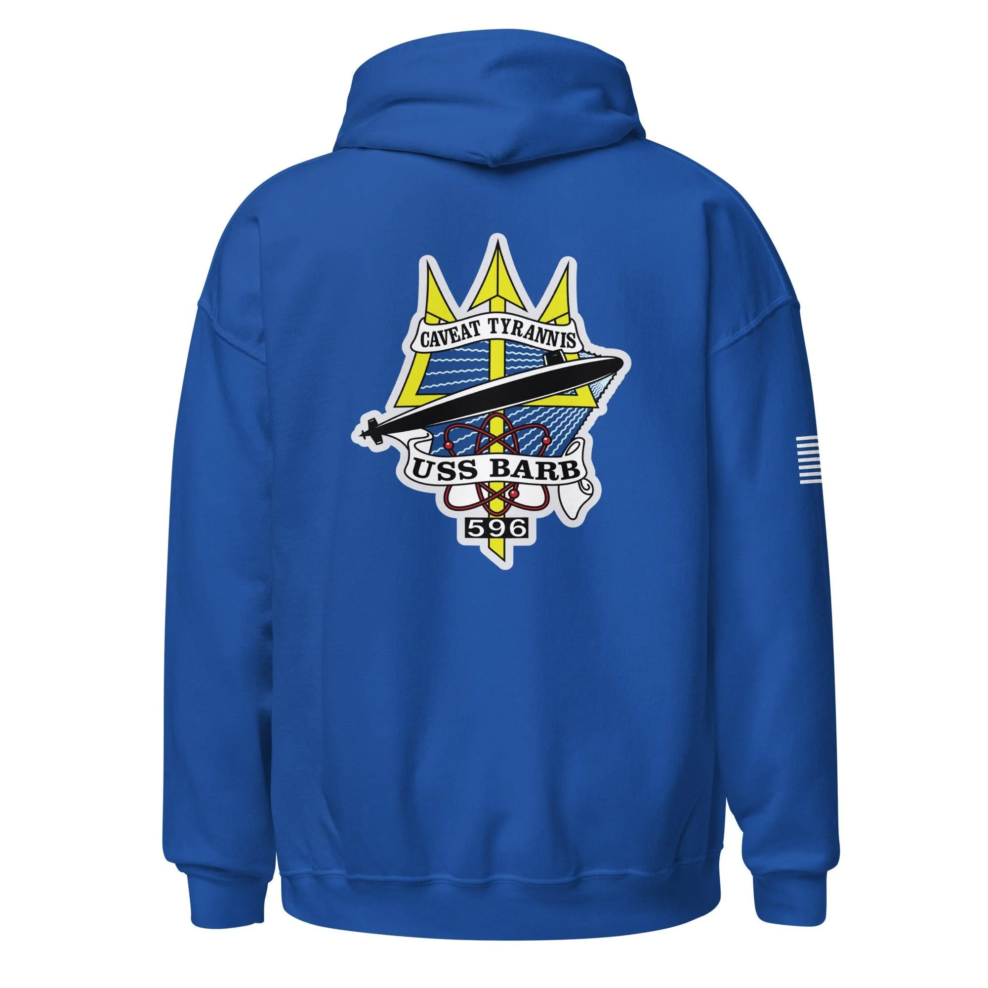 USS Barb (SSN-596) Submarine U.S. Navy Veteran Unisex Hoodie - Image 11