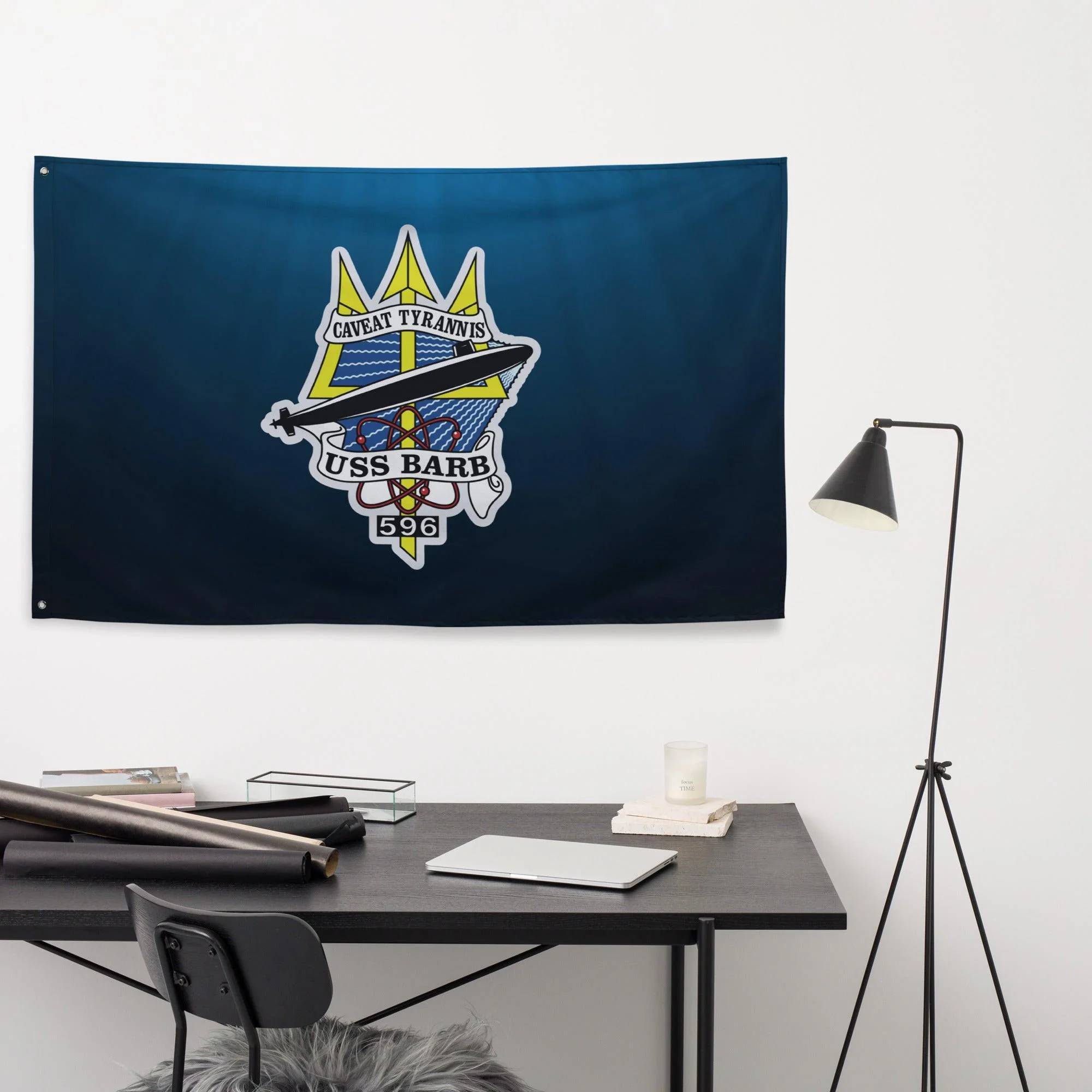 USS Barb (SSN-596) Submarine Wall Flag - Image 2