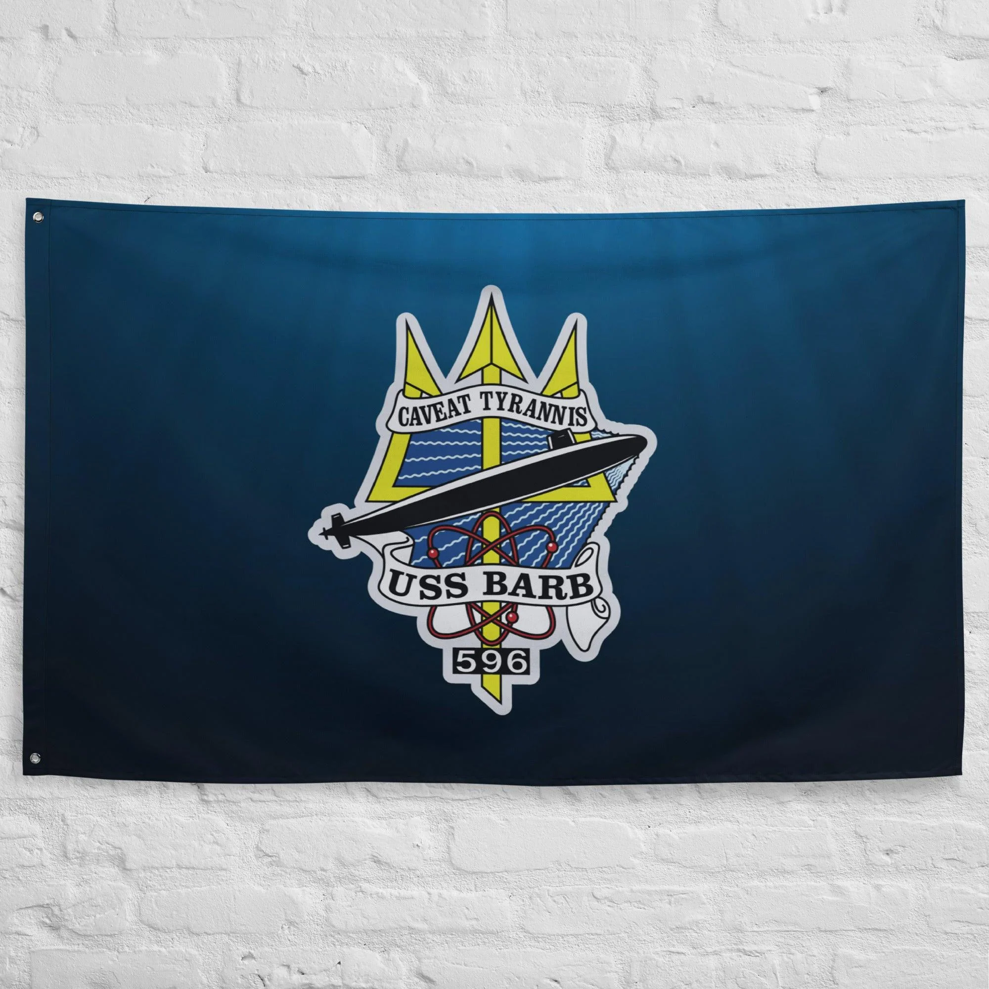 USS Barb (SSN-596) Submarine Wall Flag - Image 3