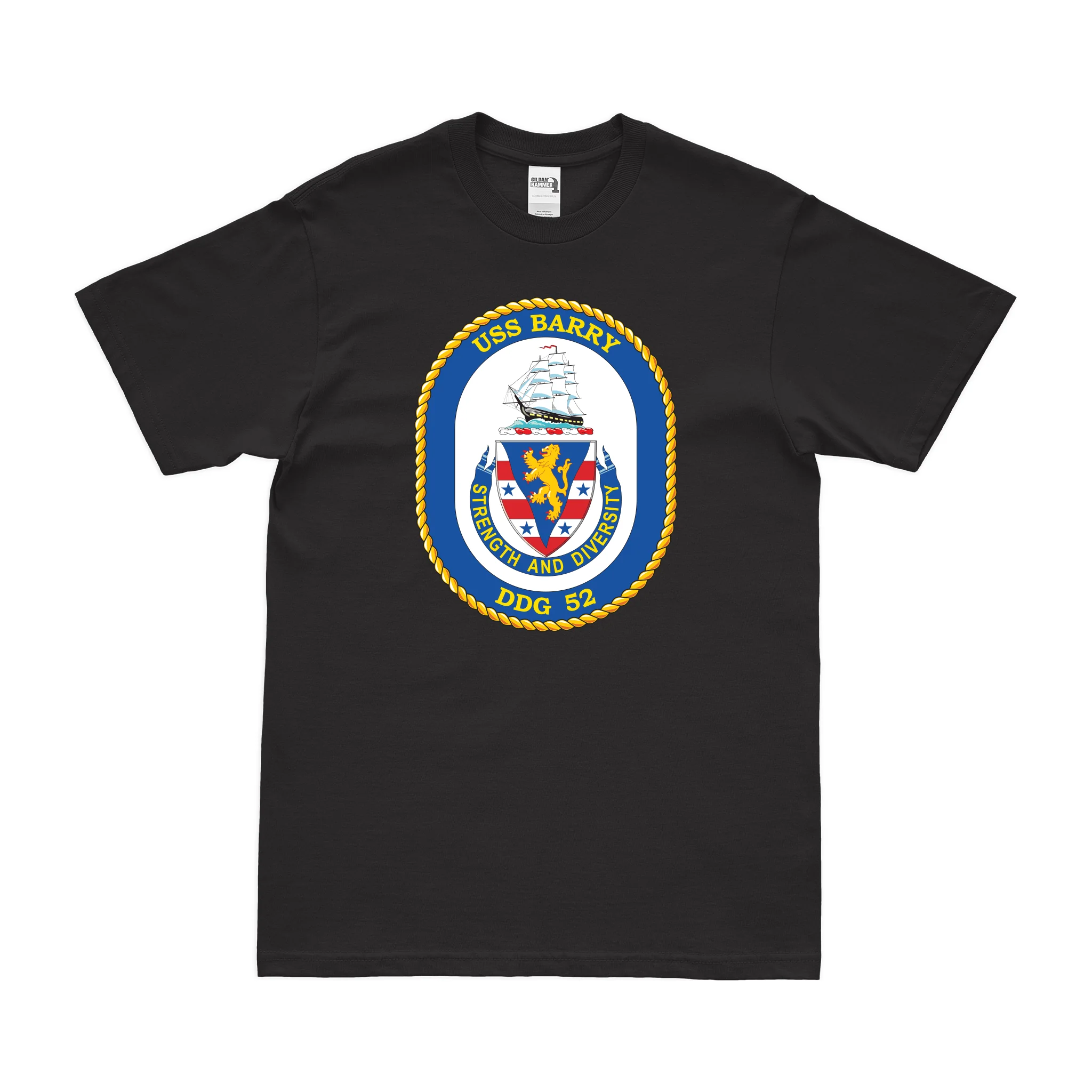 USS Barry (DDG-52) Logo Emblem T-Shirt