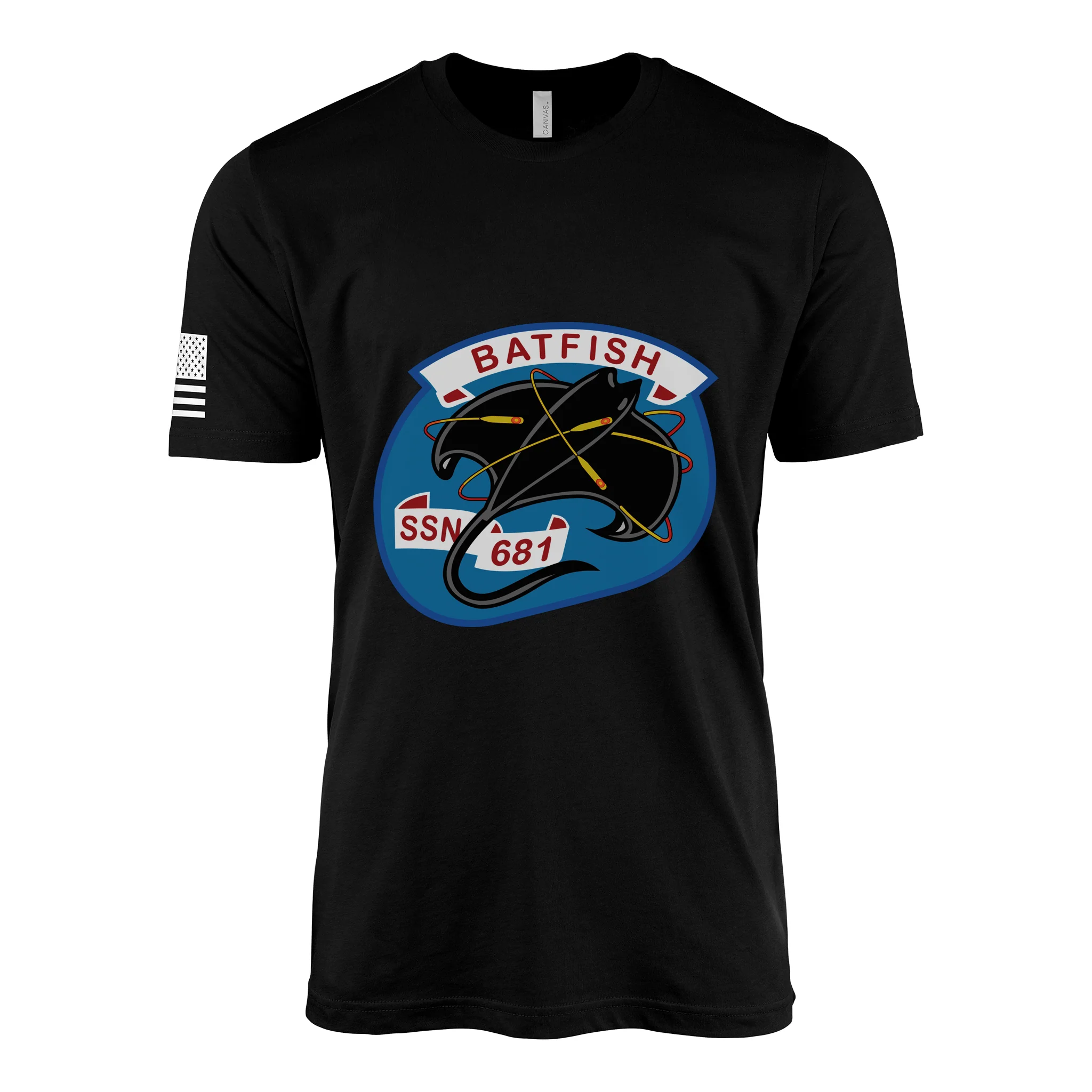 USS Batfish (SSN-681) Submarine T-Shirt - Image 2