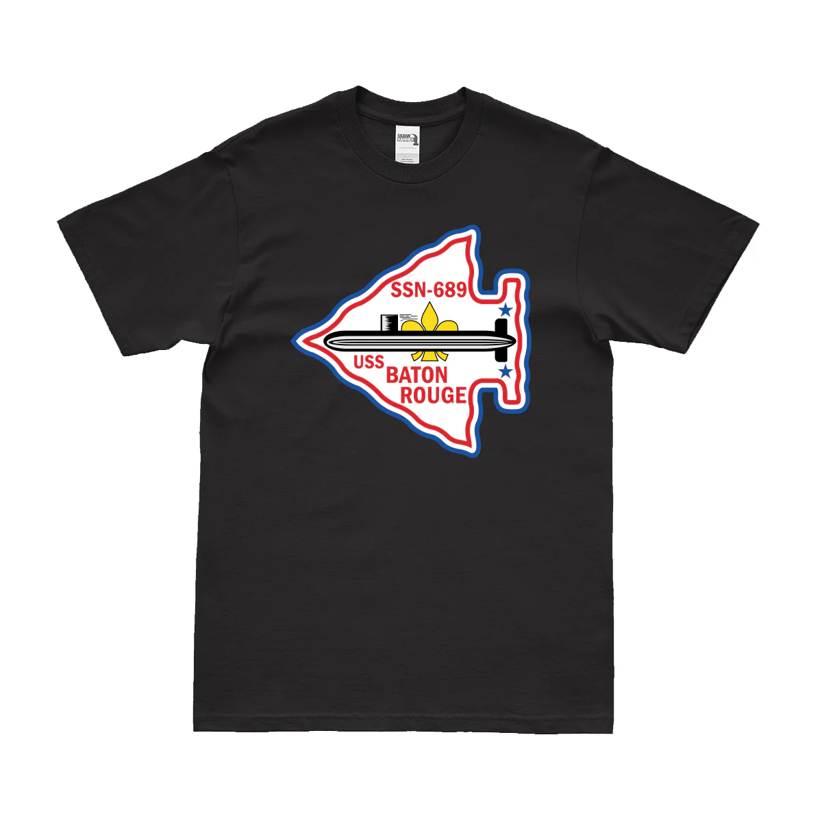 USS Baton Rouge (SSN-689) Submarine Logo Emblem T-Shirt
