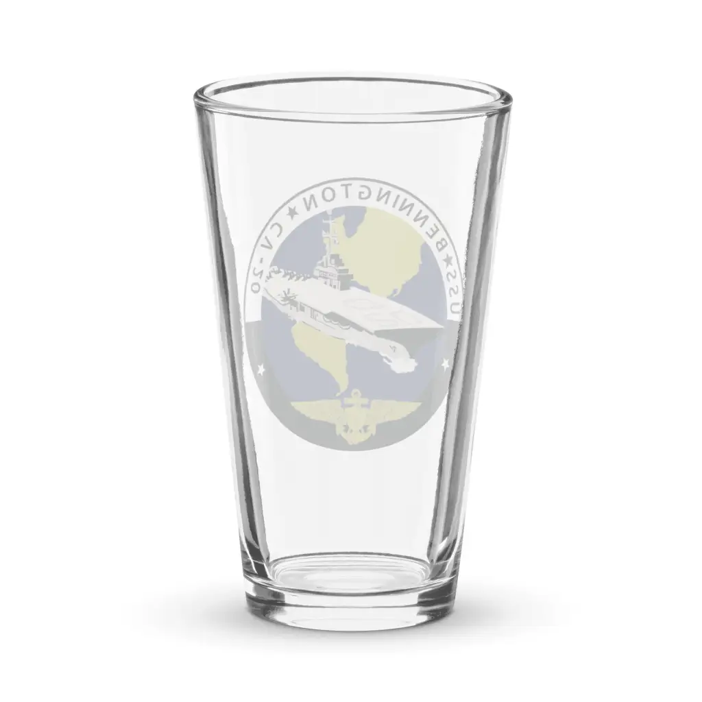 USS Bennington (CV-20) Beer Pint Glass - Image 2