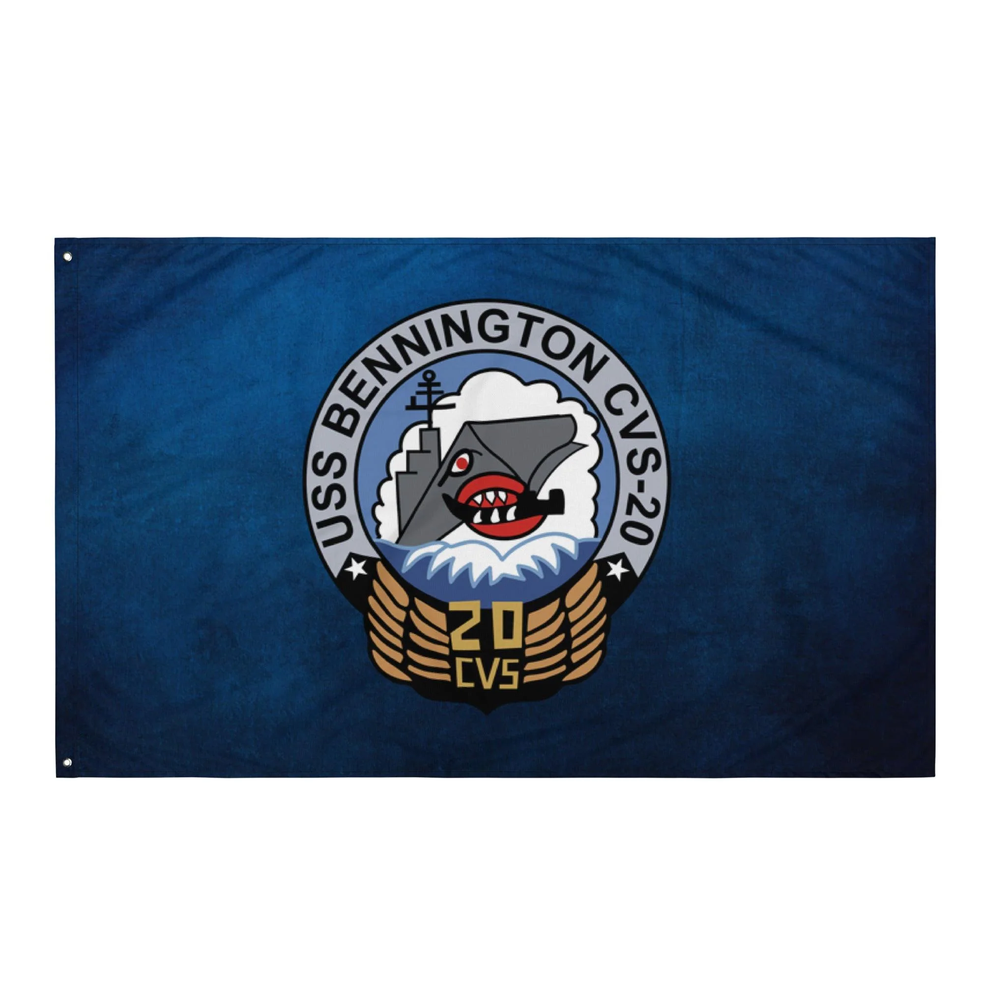 USS Bennington (CVS-20) Aircraft Carrier Logo Flag