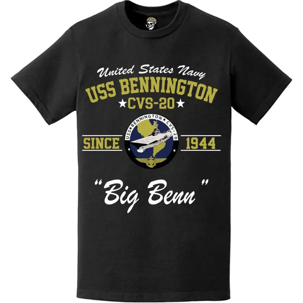 USS Bennington (CVS-20) Since 1944 Motto T-Shirt