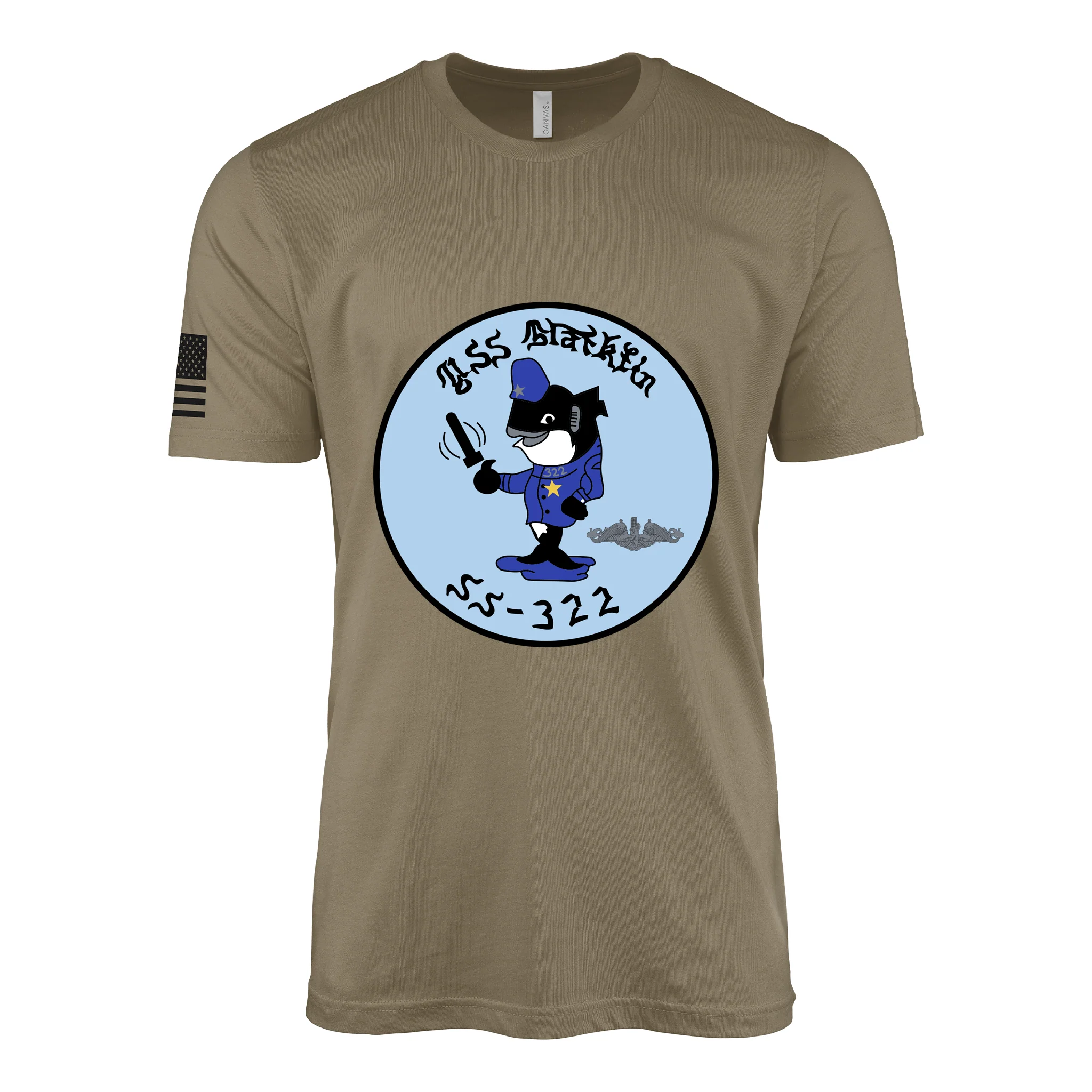 USS Blackfin (SS-322) Submarine T-Shirt
