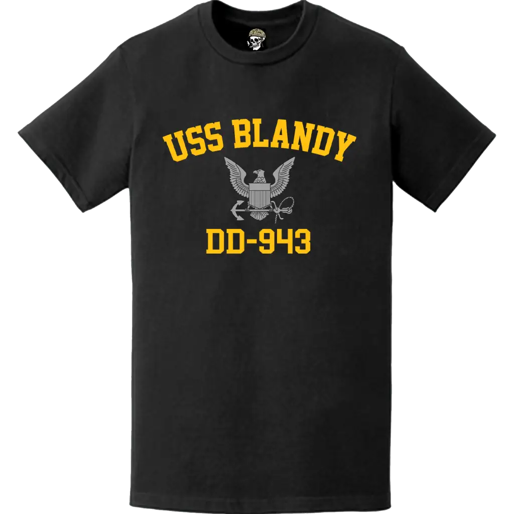 USS Blandy (DD-943) Commemorative Logo Veteran T-Shirt