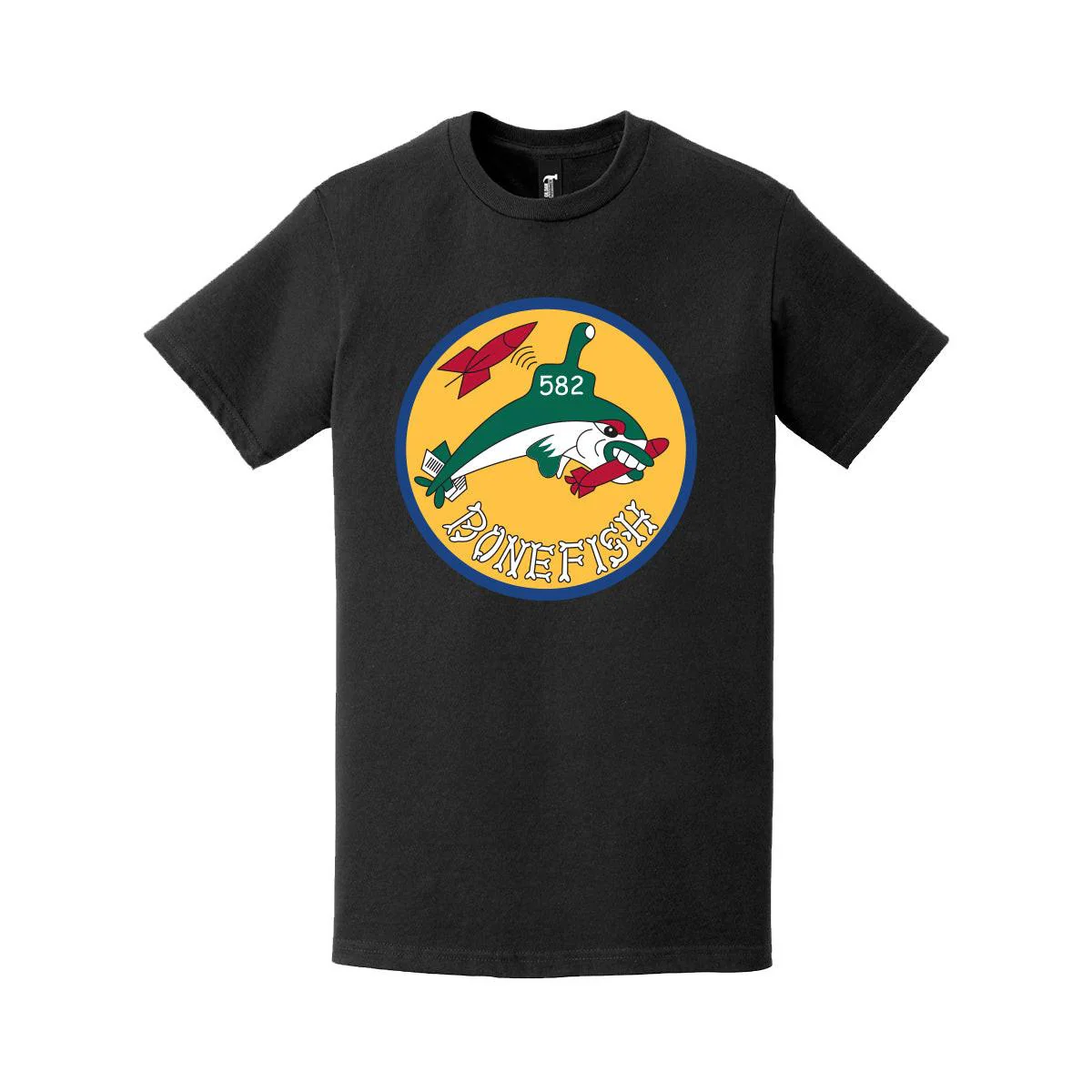 USS Bonefish (SS-582) Logo Crest T-Shirt