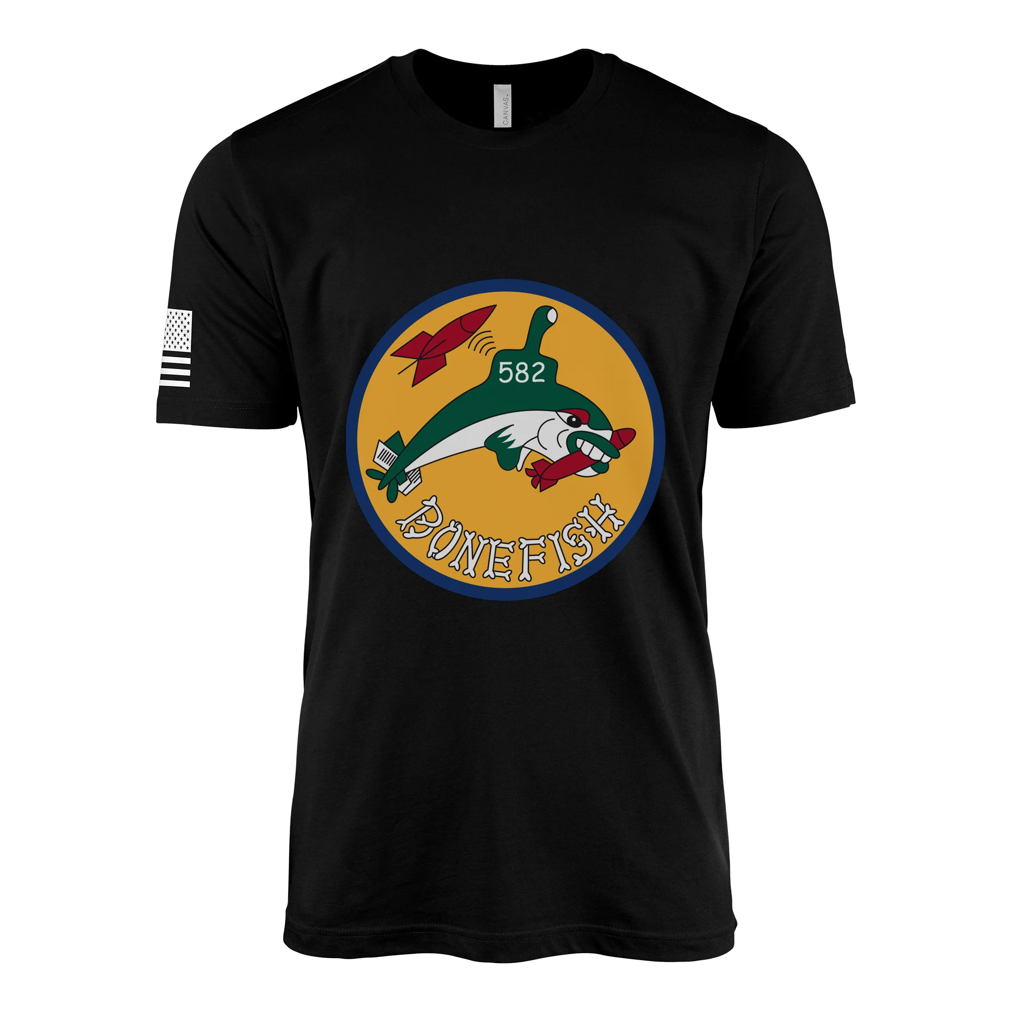 USS Bonefish (SS-582) Submarine T-Shirt - Image 2