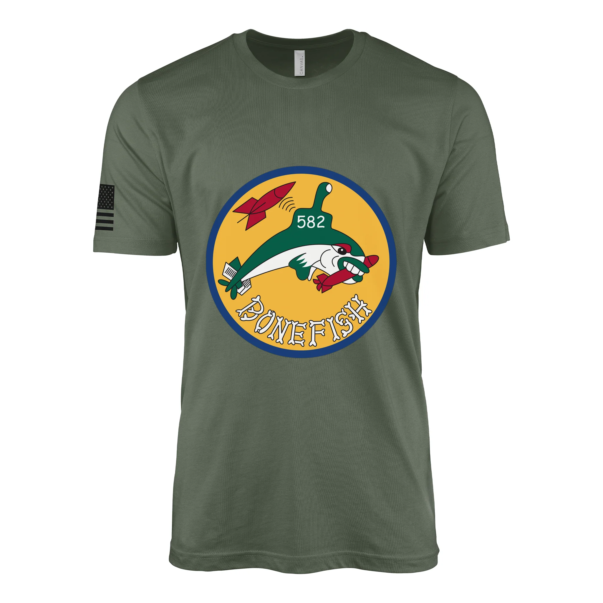 USS Bonefish (SS-582) Submarine T-Shirt - Image 3
