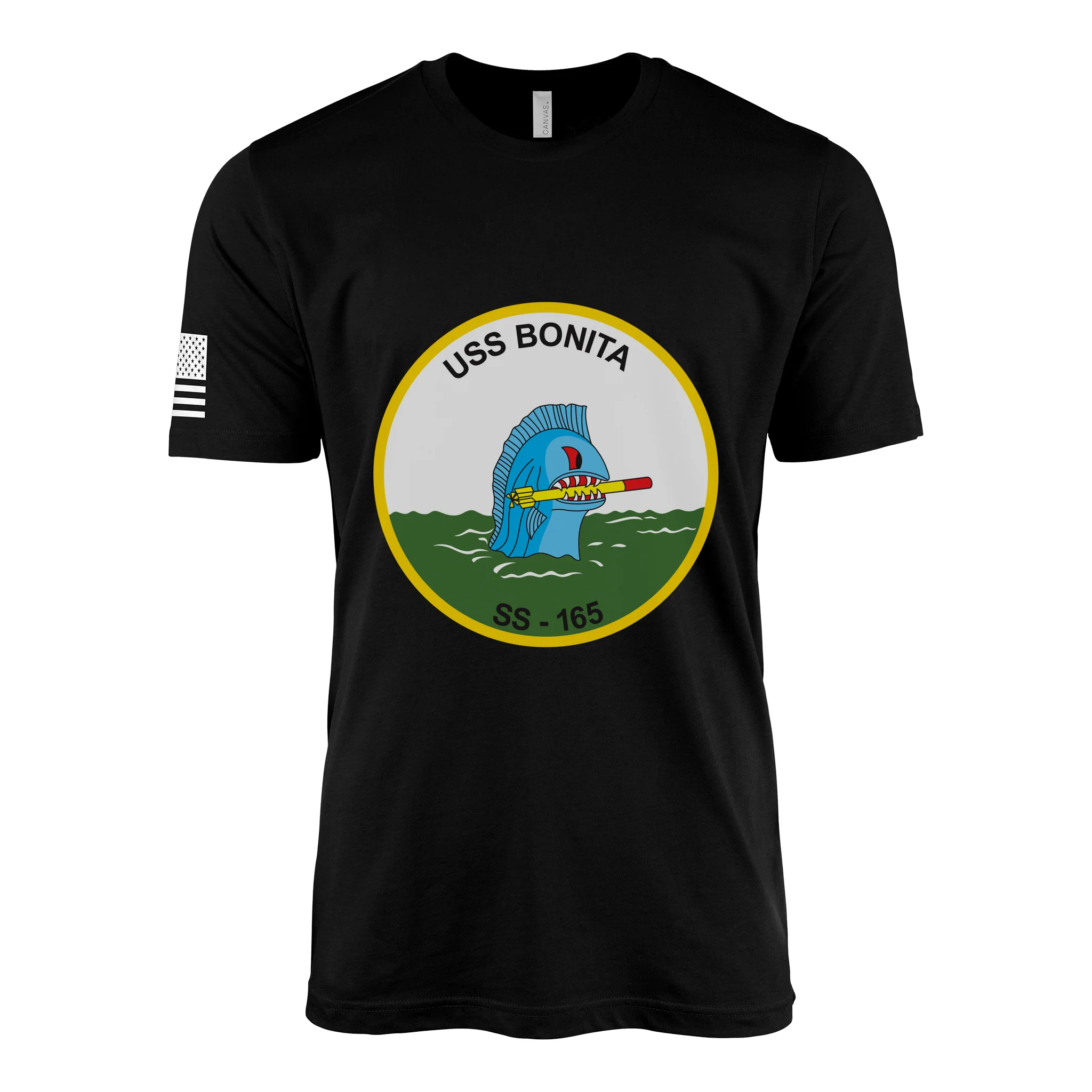 USS Bonita (SS-165) Submarine T-Shirt - Image 2