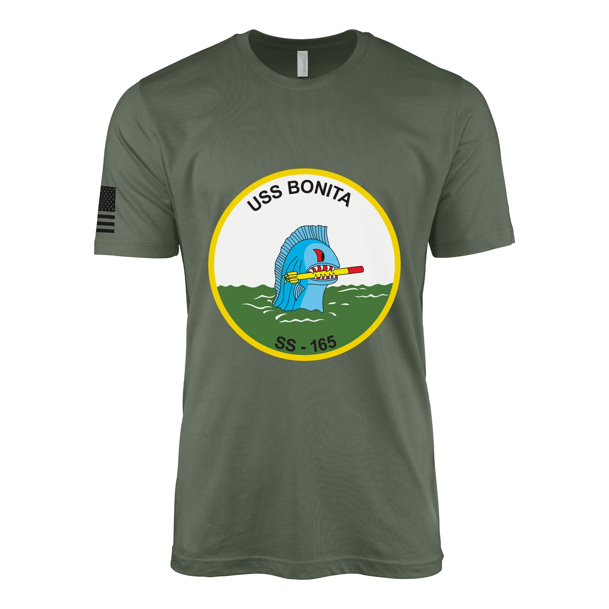 USS Bonita (SS-165) Submarine T-Shirt - Image 3