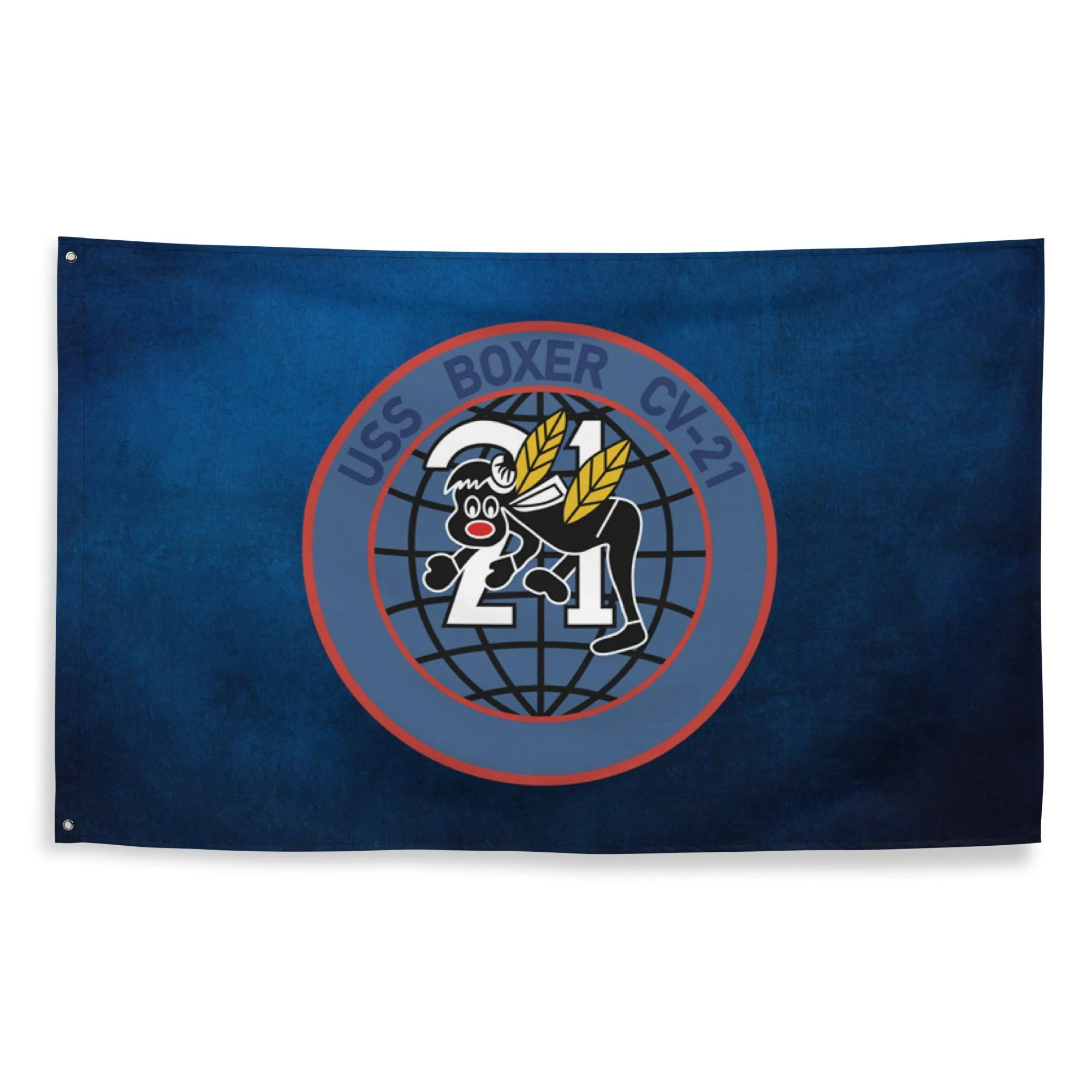 USS Boxer (CV-21) Aircraft Carrier Flag - Image 4