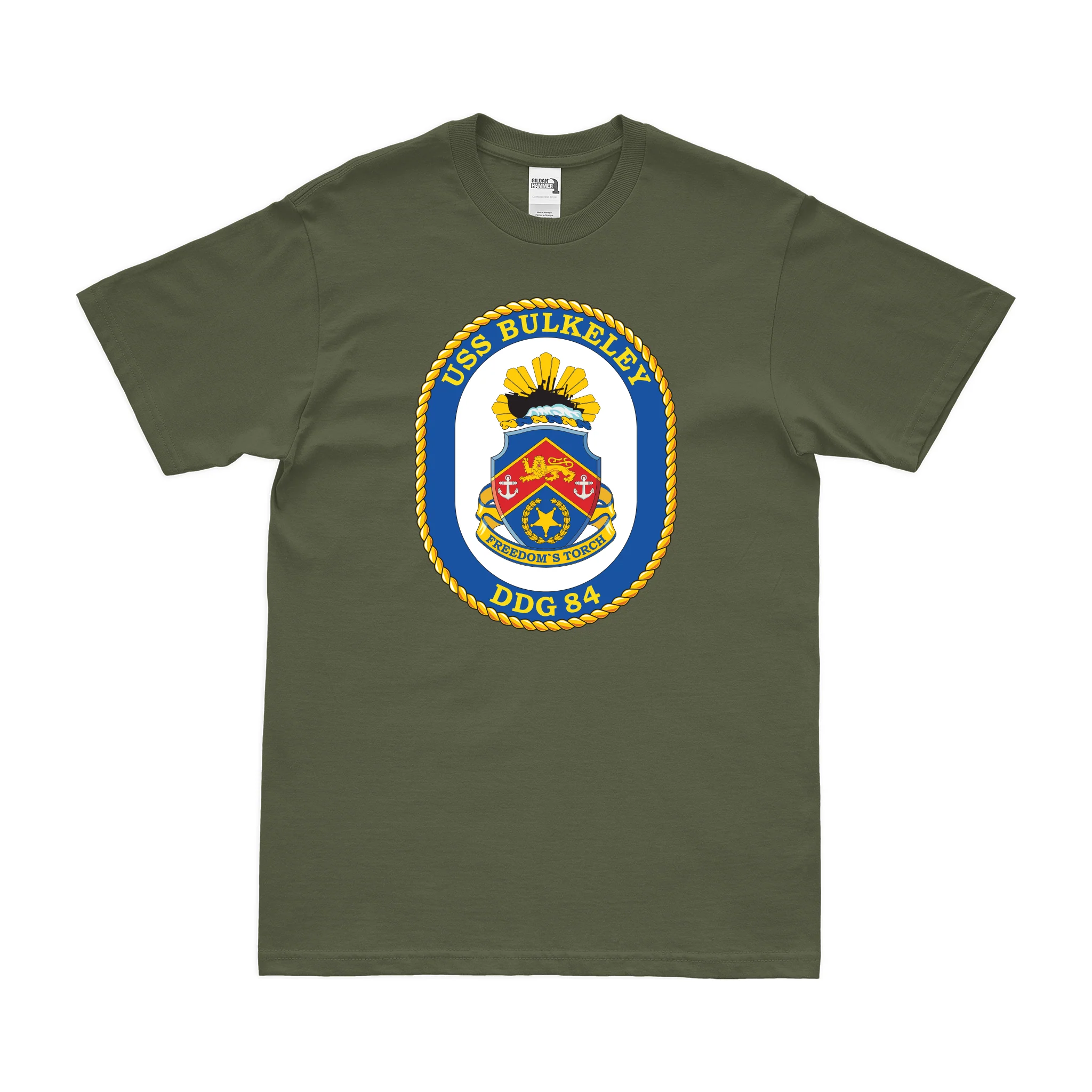 USS Bulkeley (DDG-84) Logo Emblem T-Shirt - Image 2
