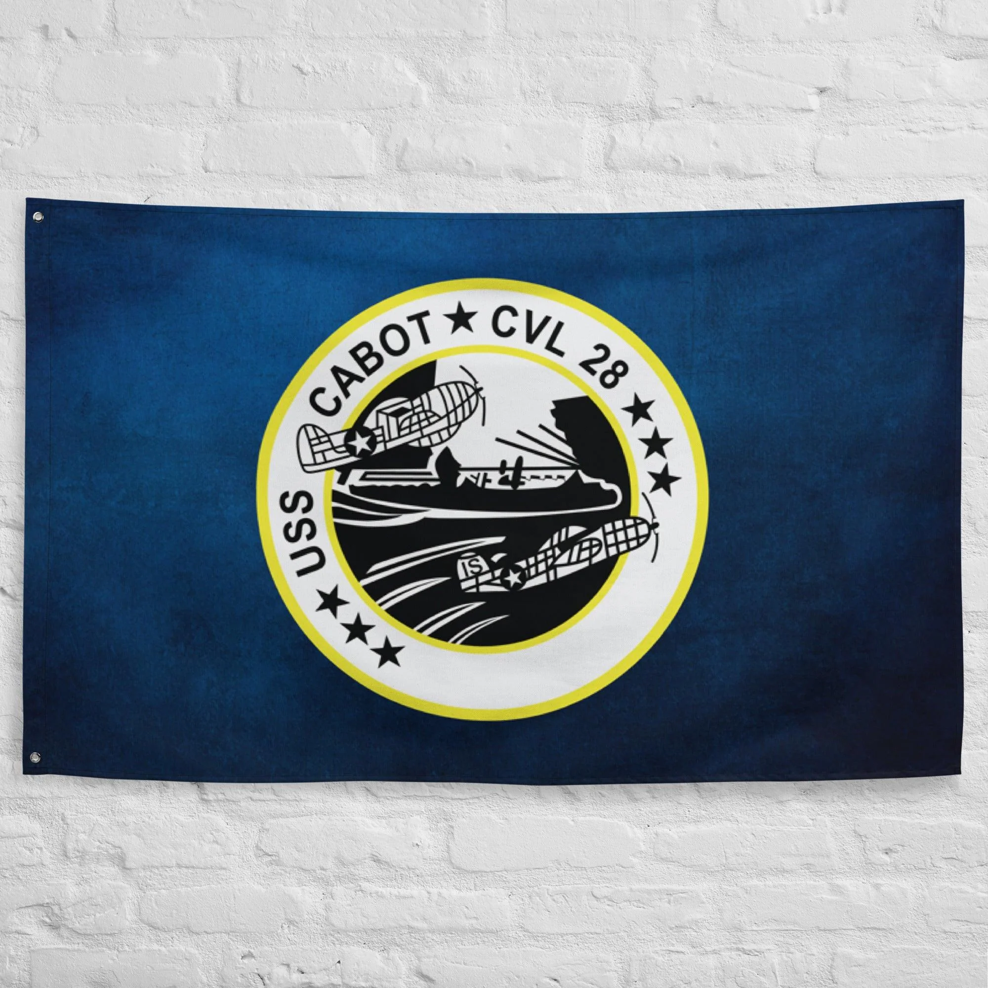 USS Cabot (CVL-28) Aircraft Carrier Flag - Image 3