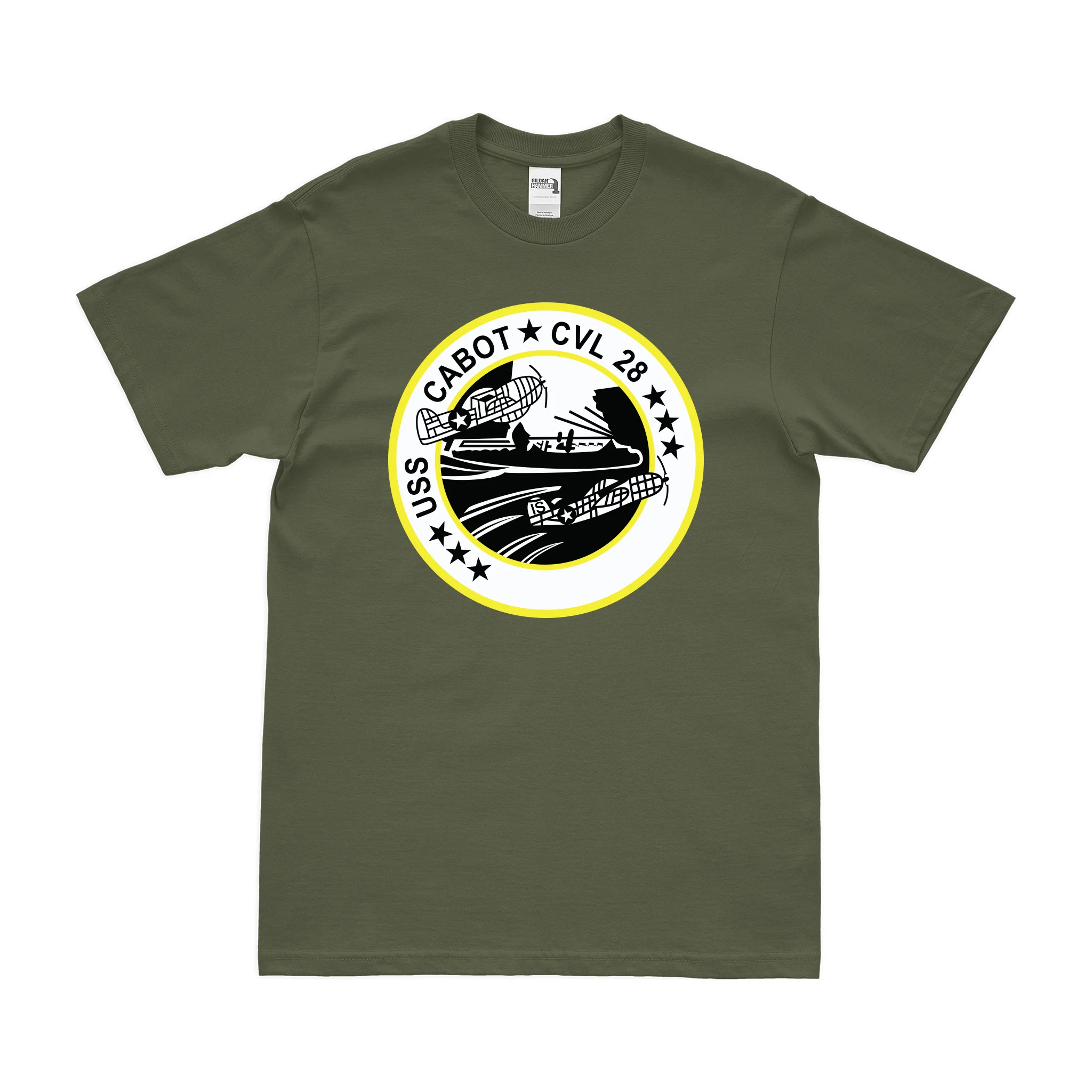 USS Cabot (CVL-28) T-Shirt - Image 2