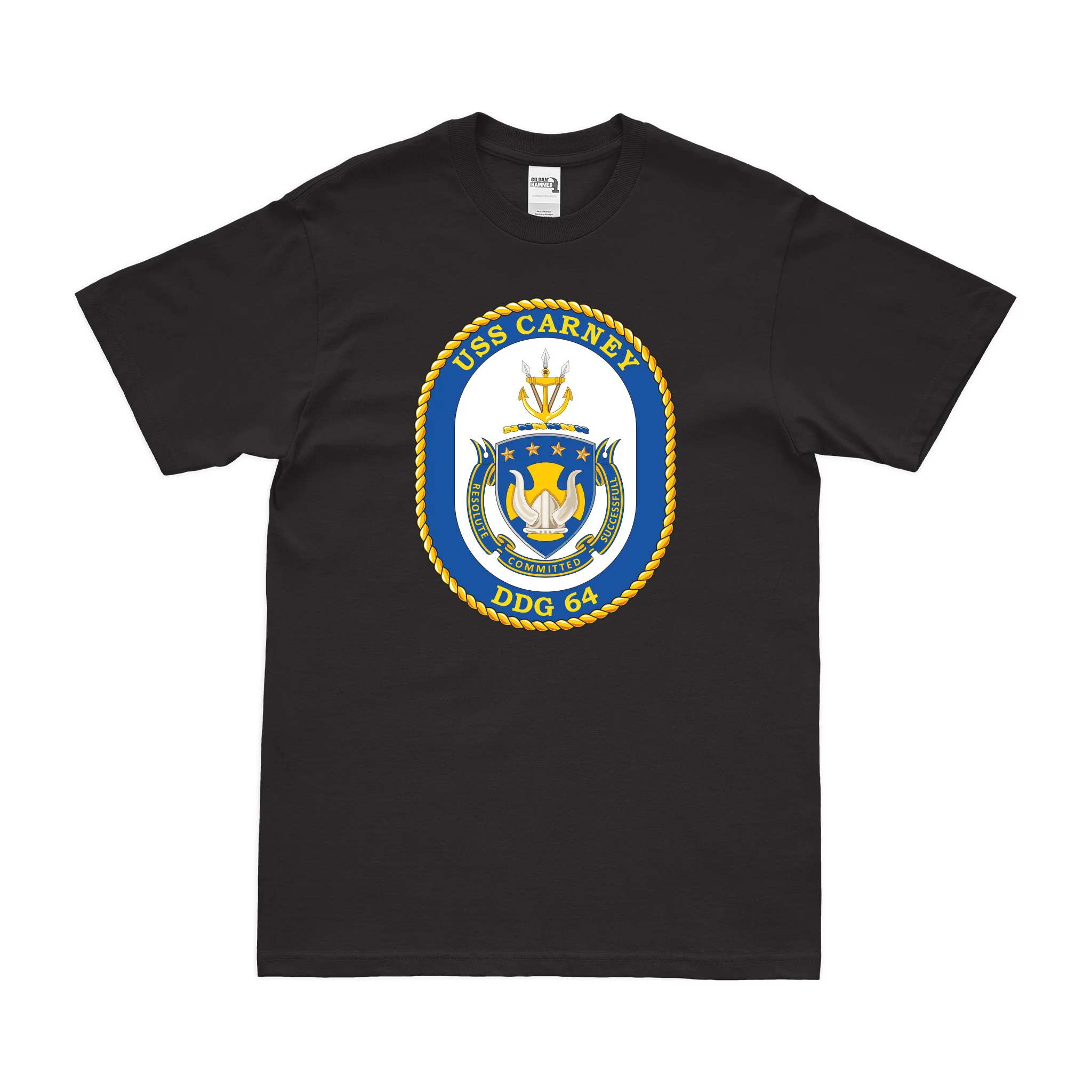 USS Carney (DDG-64) Logo Emblem T-Shirt