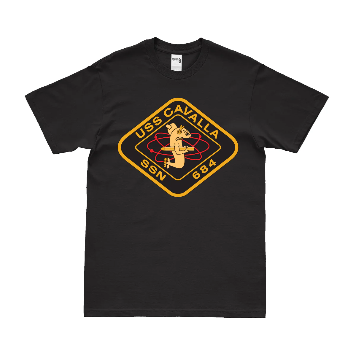 USS Cavalla (SSN-684) Submarine Logo Emblem T-Shirt