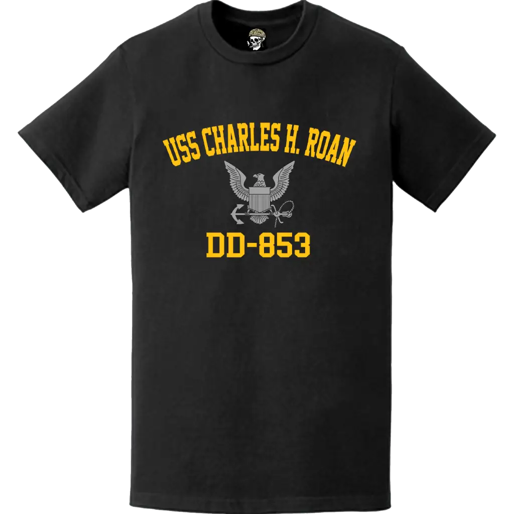 USS Charles H. Roan (DD-853) Commemorative Logo Veteran T-Shirt