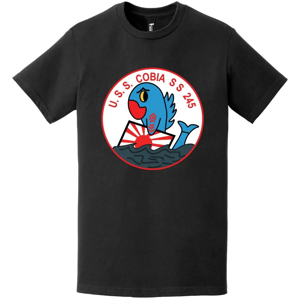 USS Cobia (SS-245) Gato-class Submarine Logo T-Shirt