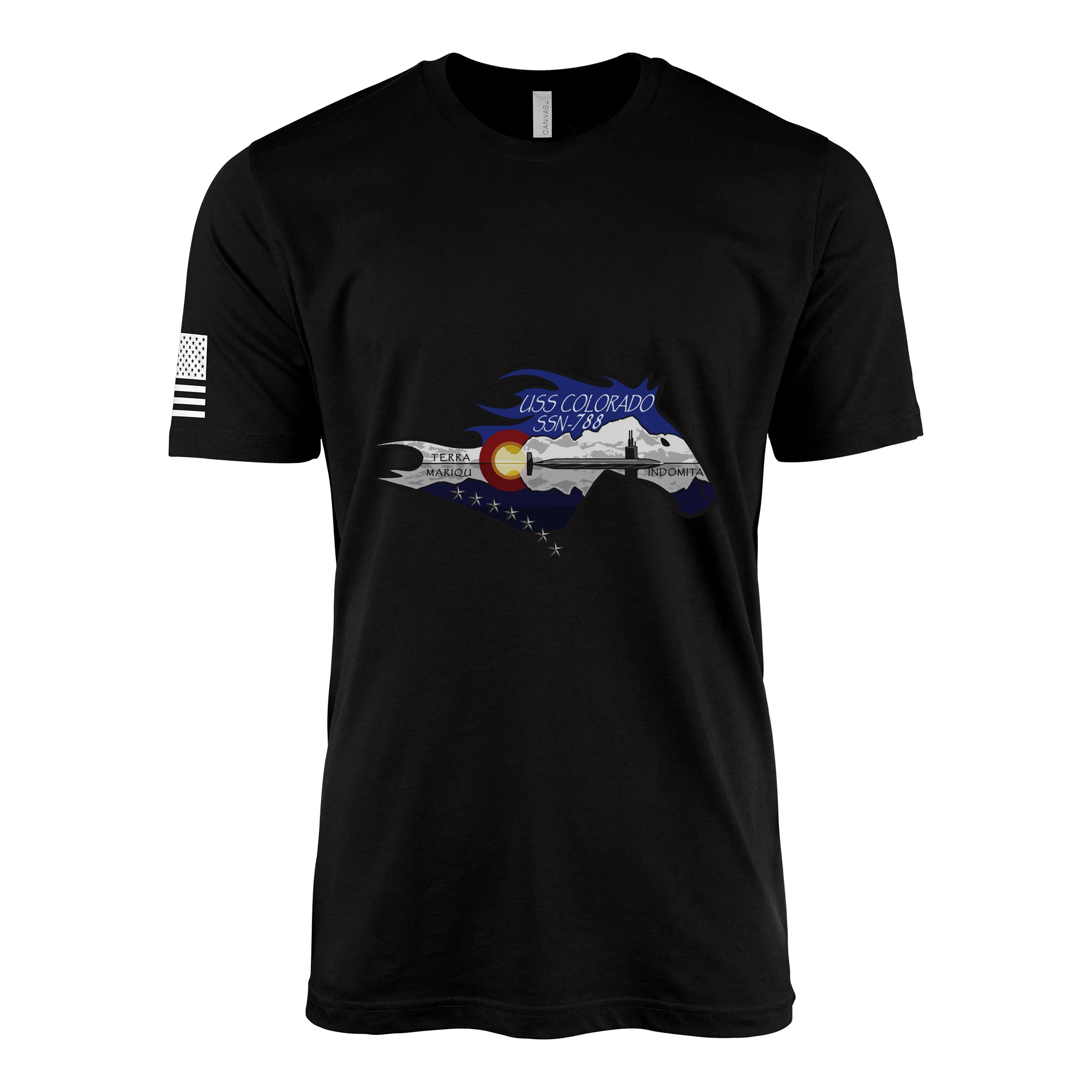USS Colorado (SSN-788) Submarine T-Shirt - Image 2