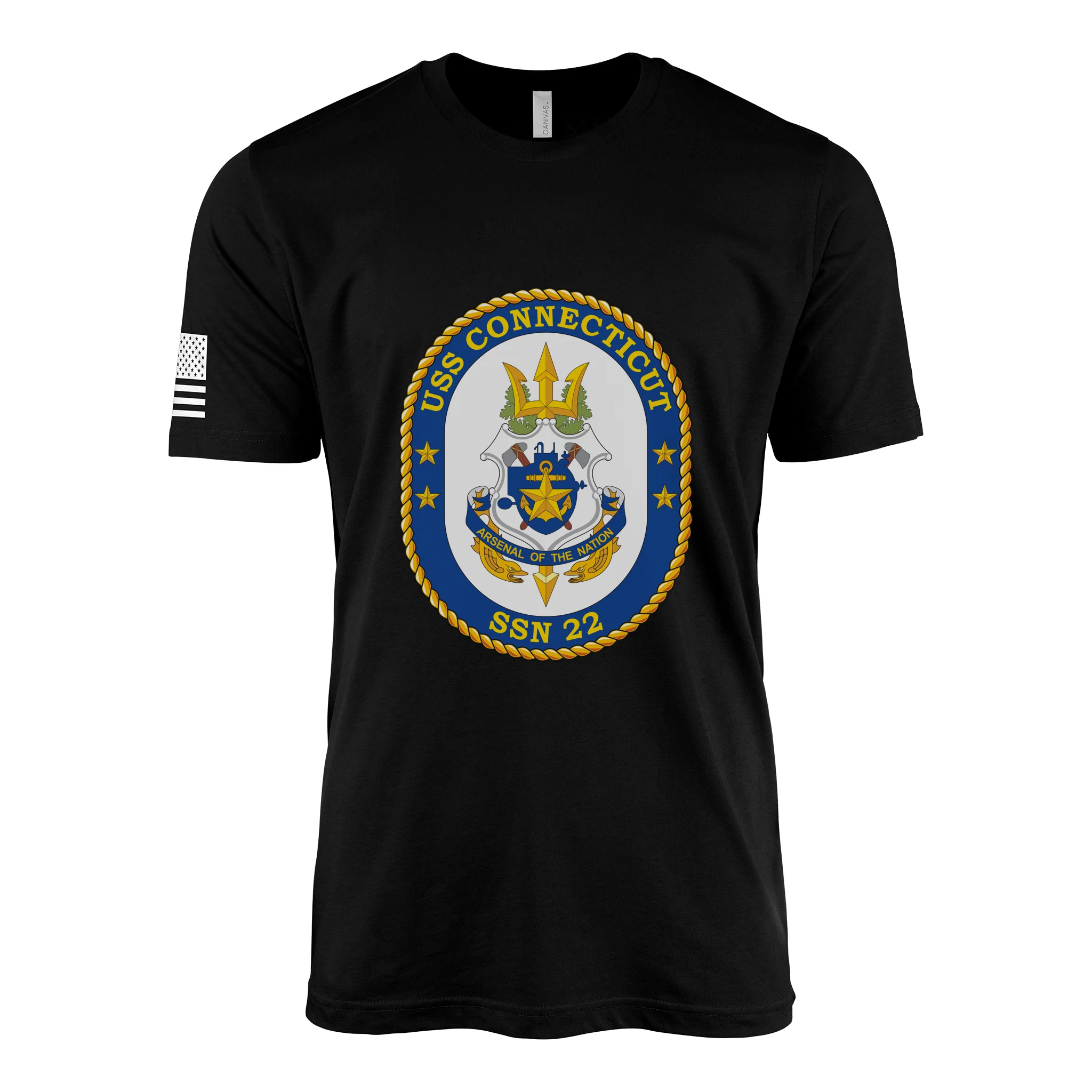 USS Connecticut (SSN-22) Submarine T-Shirt - Image 2