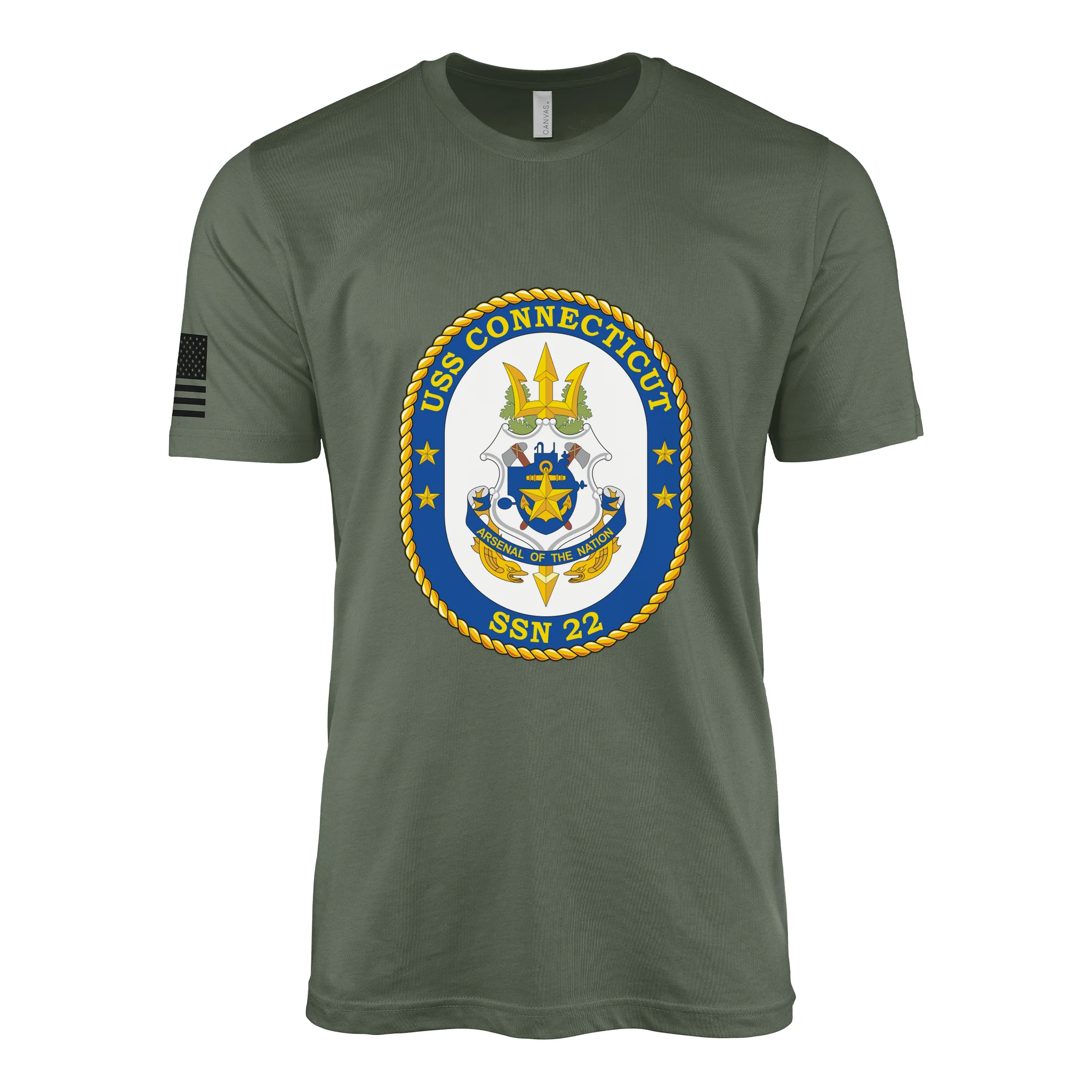 USS Connecticut (SSN-22) Submarine T-Shirt - Image 3