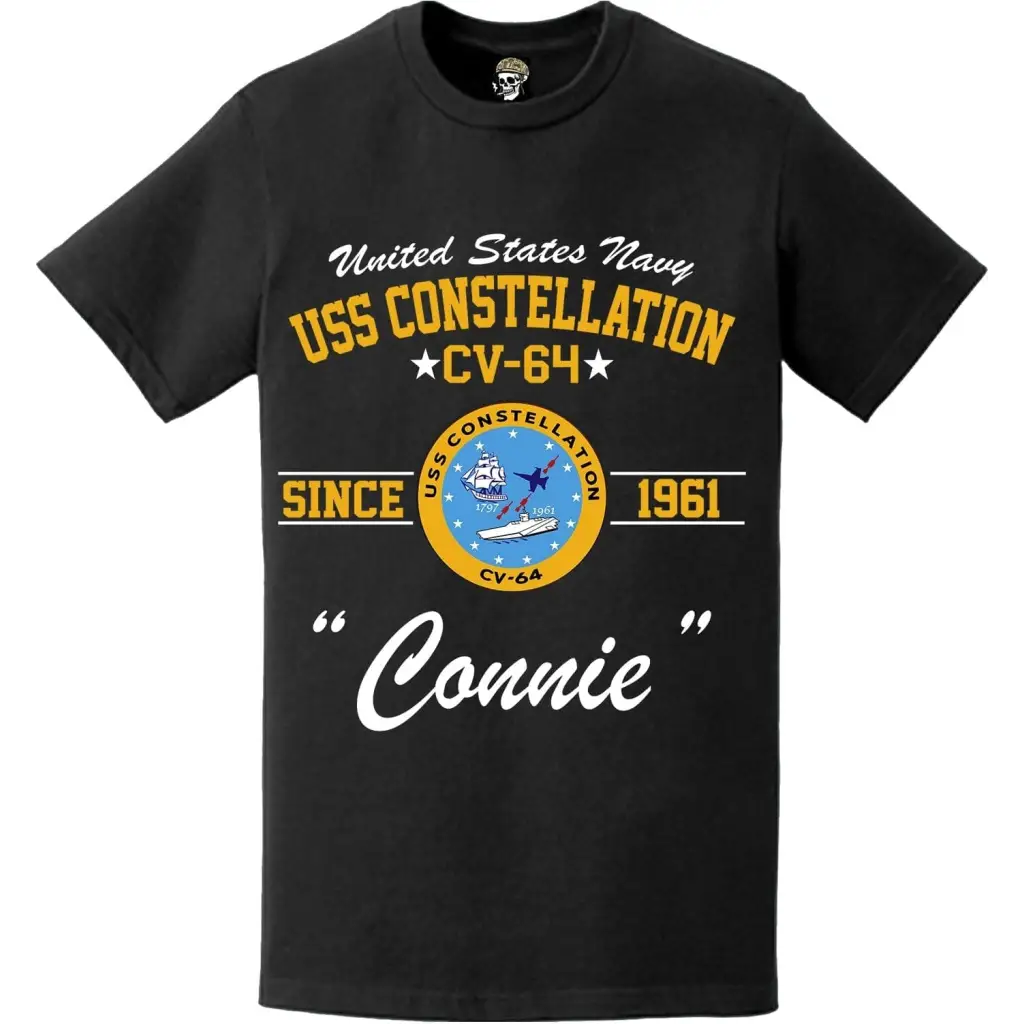 USS Constellation (CV-64) "Connie" Since 1961 Legacy T-Shirt