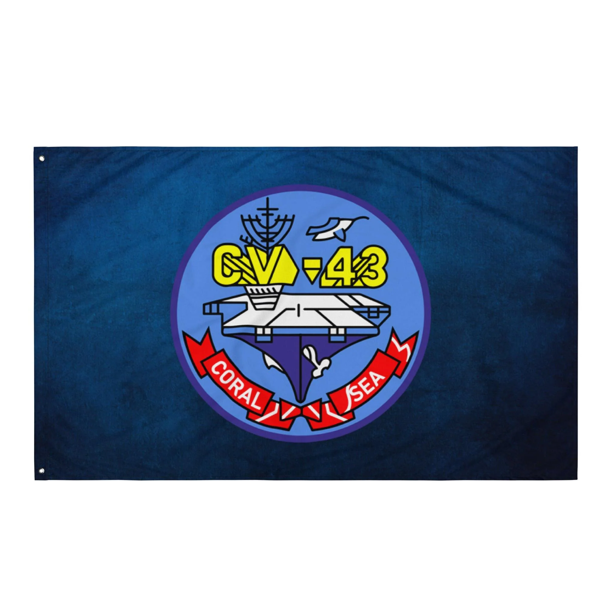 USS Coral Sea (CV-43) Logo Flag